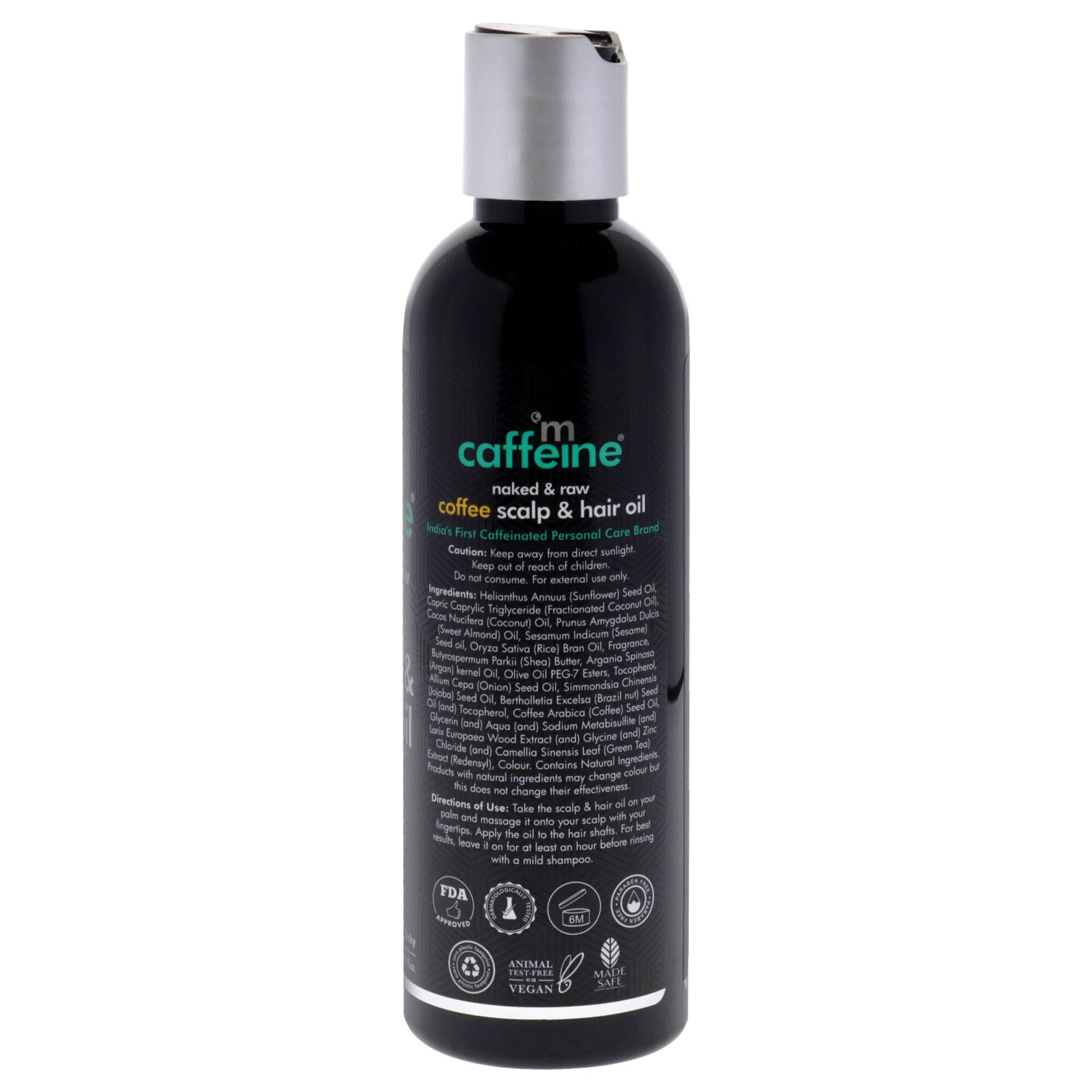 Coffee Scalp and Hair Oil - Redensyl by mCaffeine for Unisex - 6.76 oz Oil, See Description, alternate image number 2