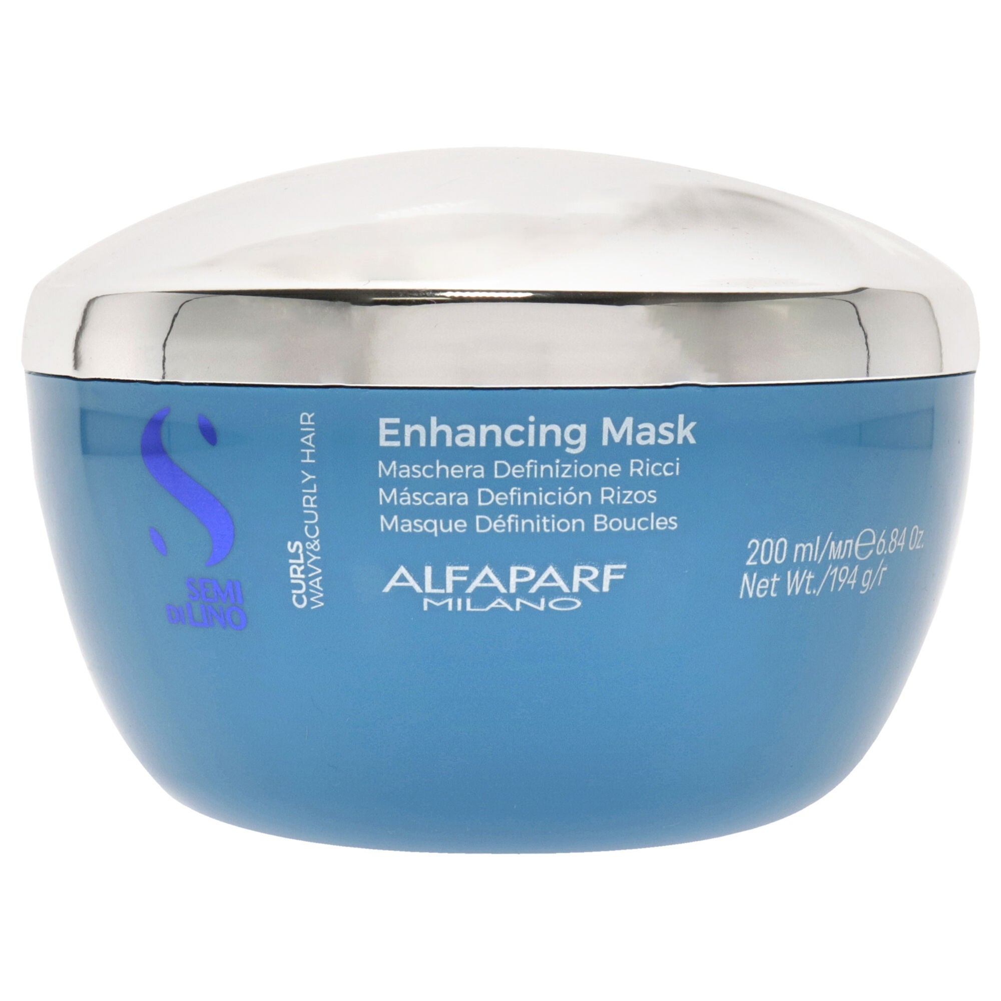 Semi Di Lino Curls Mask by Alfaparf Milano for Women - 6.84 oz Masque, See Description, hi-res image number 0