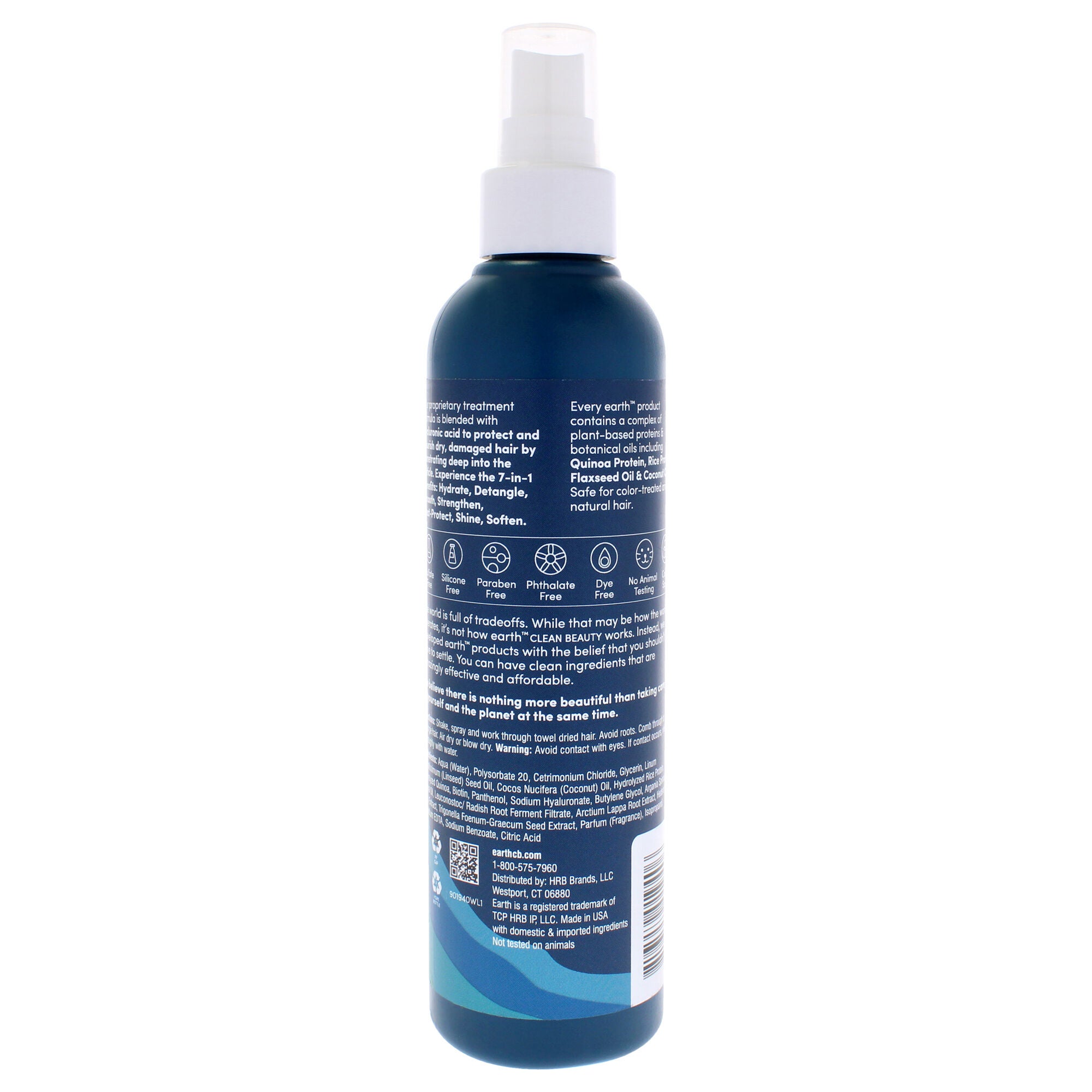 7-in-1 Leave-in Treatment with Hyaluronic Acid by Earth for Unisex - 6 oz Treatment, See Description, alternate image number 2