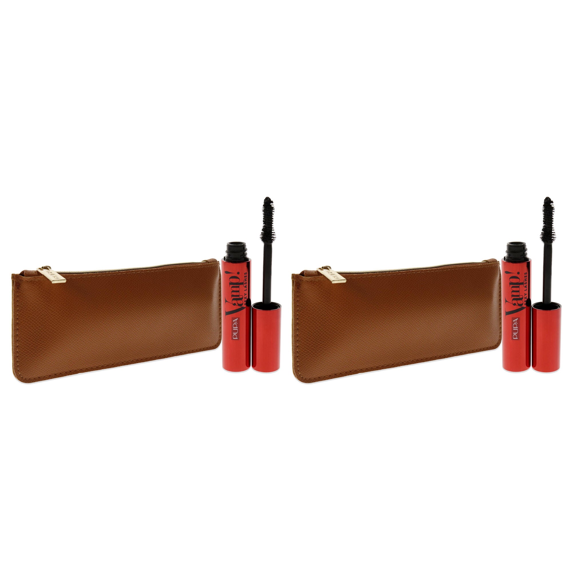 Vamp! Sexy Lashes Set by Pupa Milano for Women - 2 Pc 0.40oz Vamp! Sexy Lashes Mascara - 011 Black, ClutchBag - Pack of 2, See Description, alternate image number 4