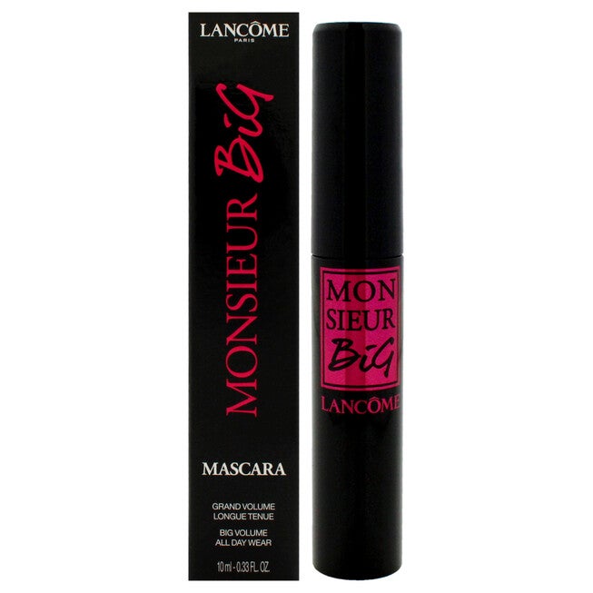 Monsieur Big Mascara - # 01 Black by Lancome for Women - 0.33 oz Mascara, NA, hi-res image number null