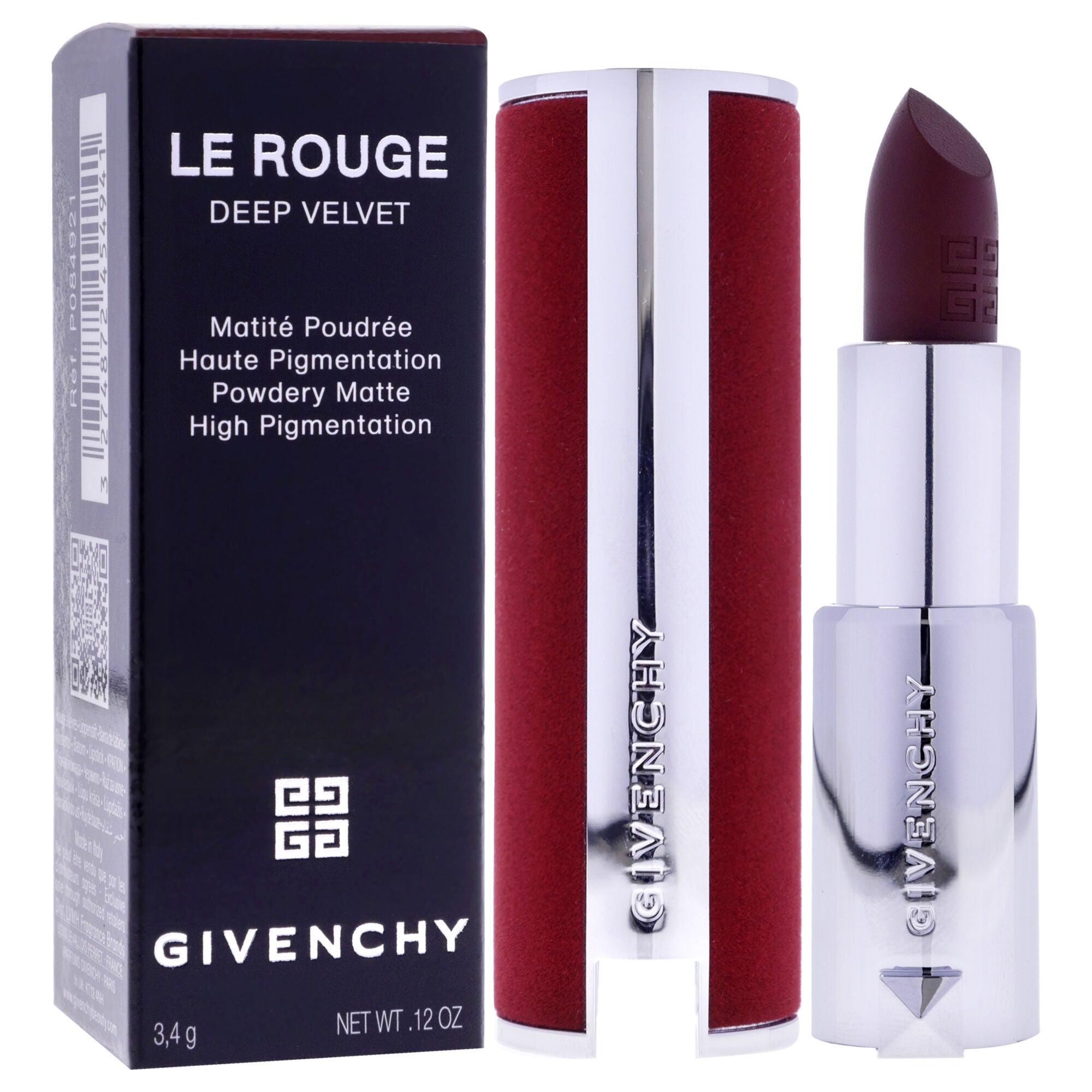 Le Rouge Deep Velvet Matte Lipstick - 38 Grenat Fume by Givenchy for Women - 0.12 oz Lipstick, , alternate image number 7