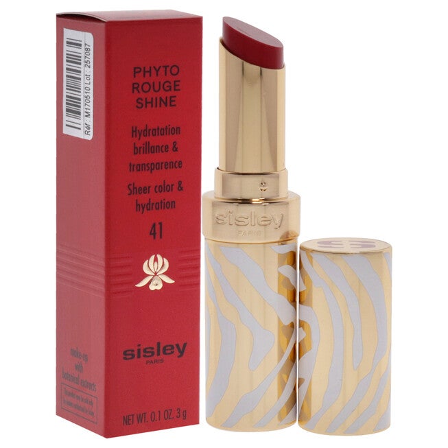 Phyto-Rouge Shine Lipstick - 41 Sheer Red Love by Sisley for Women - 0.1 oz Lipstick (Refillable), See Description, alternate image number 2