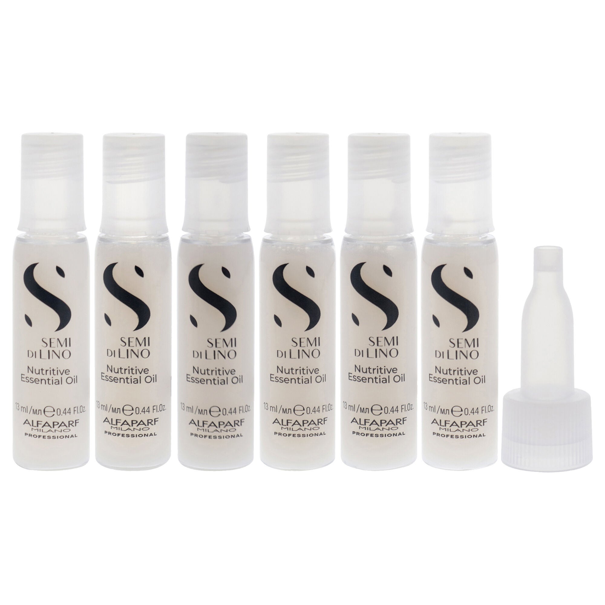 Semi Di Lino Moisture Nutritive Essential Oil by Alfaparf Milano for Unisex - 6 x 0.44 oz Oil, , alternate image number 5