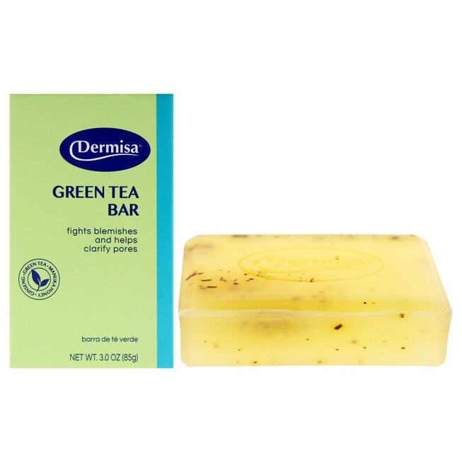 Green Tea Bar by Dermisa for Unisex - 3 oz Bar Soap, NA, hi-res image number null