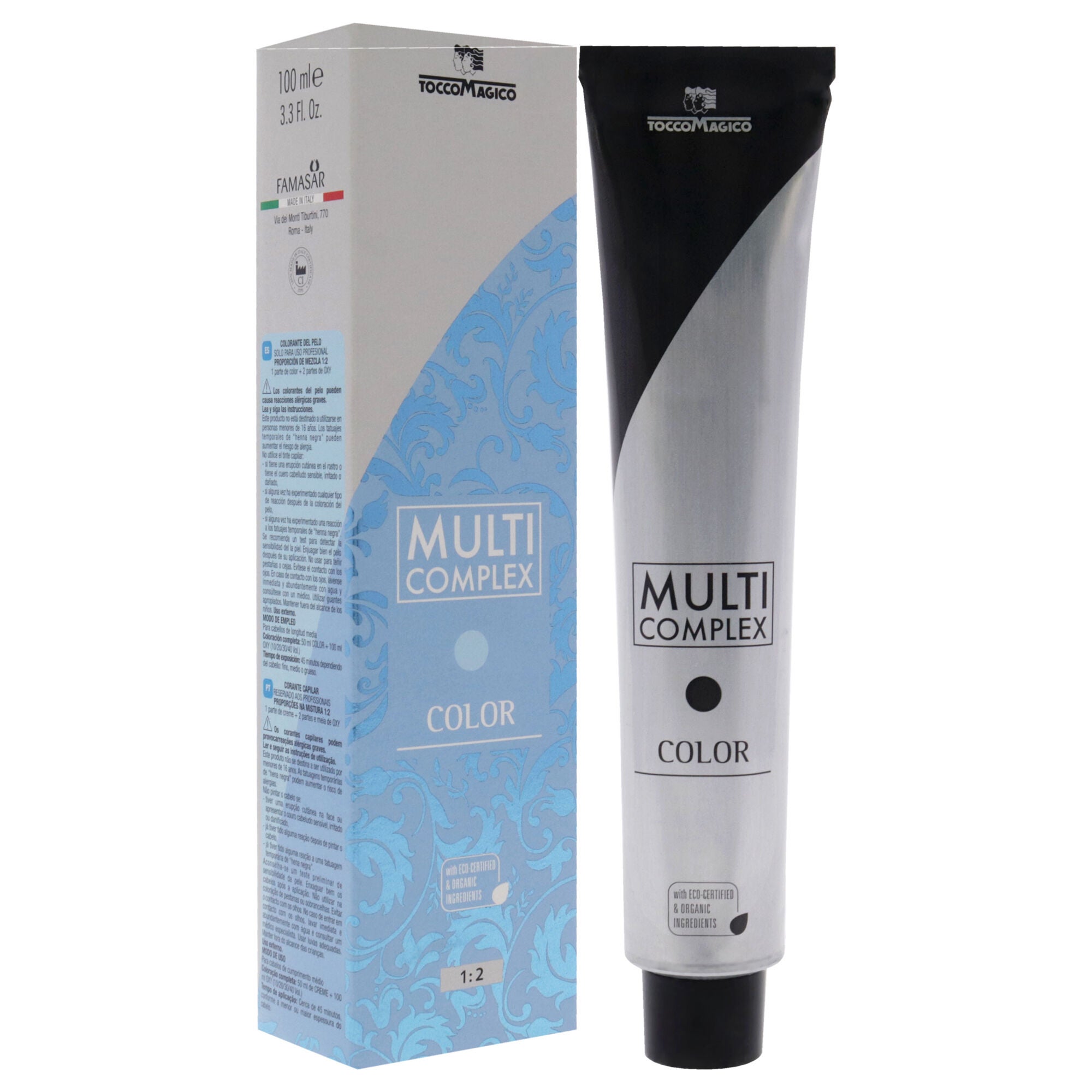 Multi Complex Permanet Hair Color - 12.11 Deep Steel by Tocco Magico for Unisex - 3.38 oz Hair Color, See Description, alternate image number 1