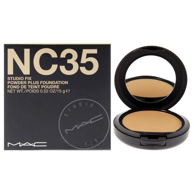 Studio Fix Powder Plus Foundation - NC35 by MAC for Women - 0.52 oz Foundation, NA, hi-res image number null