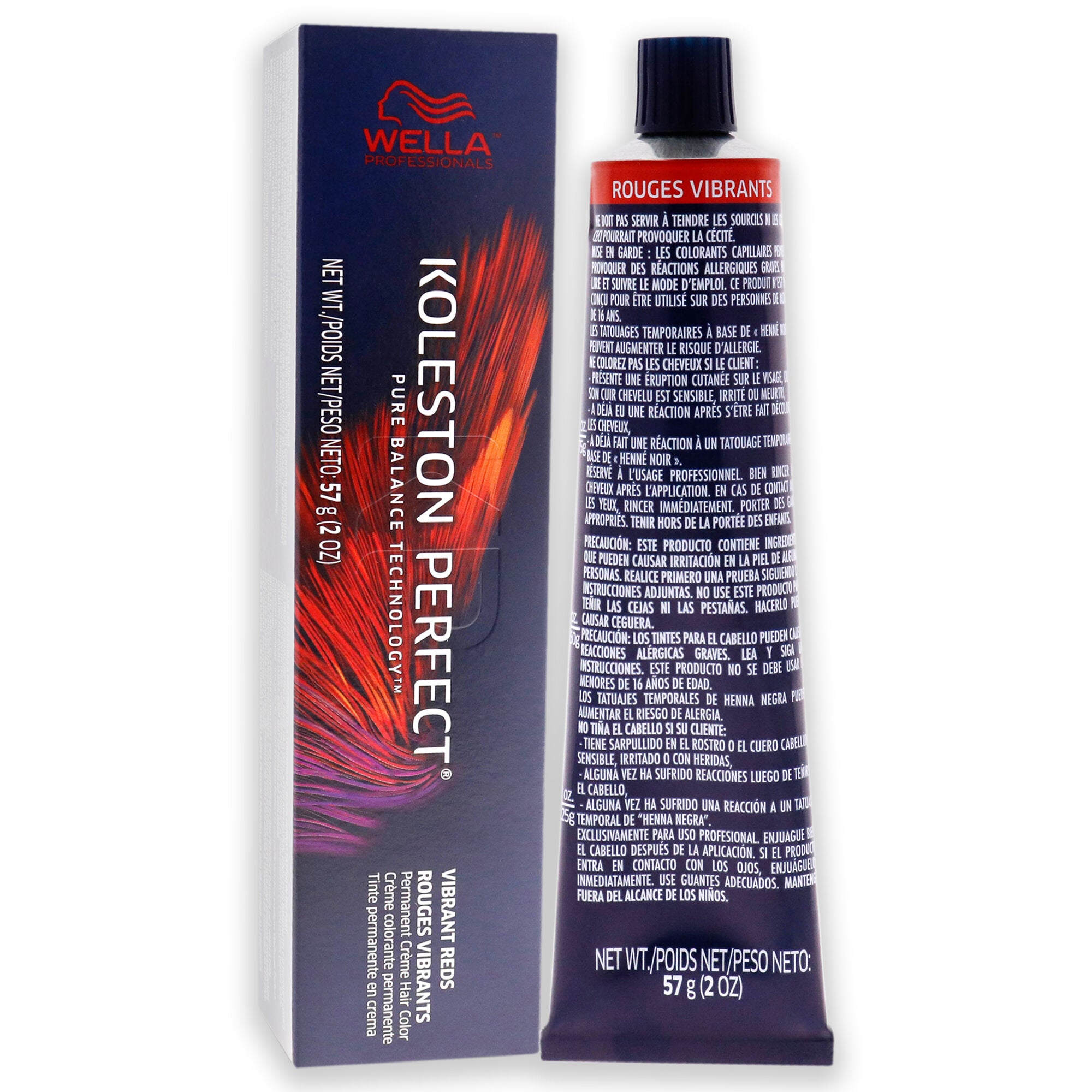 Koleston Perfect Permanent Creme Hair Color - 77 44 Intense Medium Blonde-Red Red by Wella for Unisex - 2 oz Hair Color, , alternate image number 6