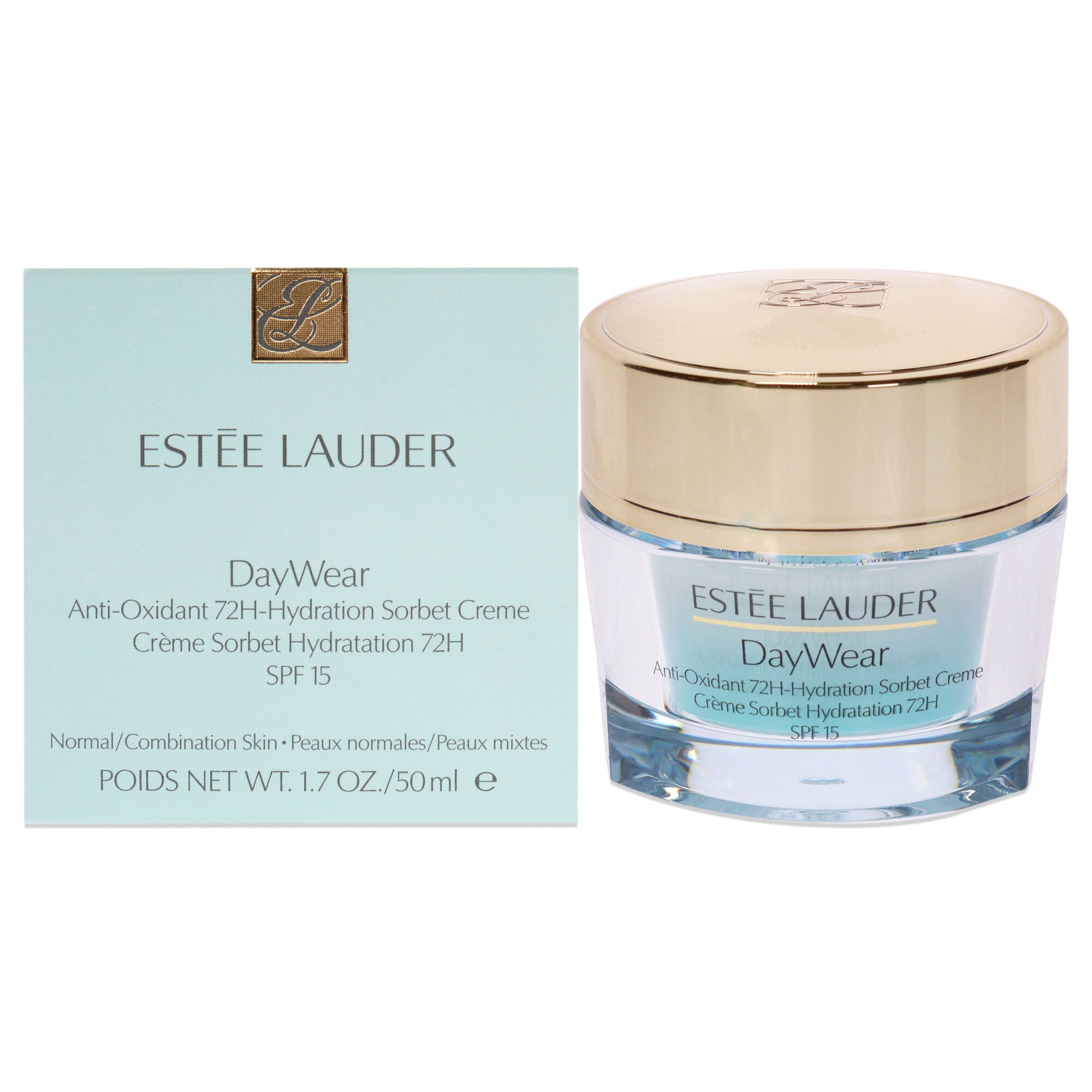 DayWear Anti-Oxidant 72H-Hydration Sorbet Creme SPF 15 by Estee Lauder for Unisex - 1.7 oz Cream, See Description, hi-res image number 0