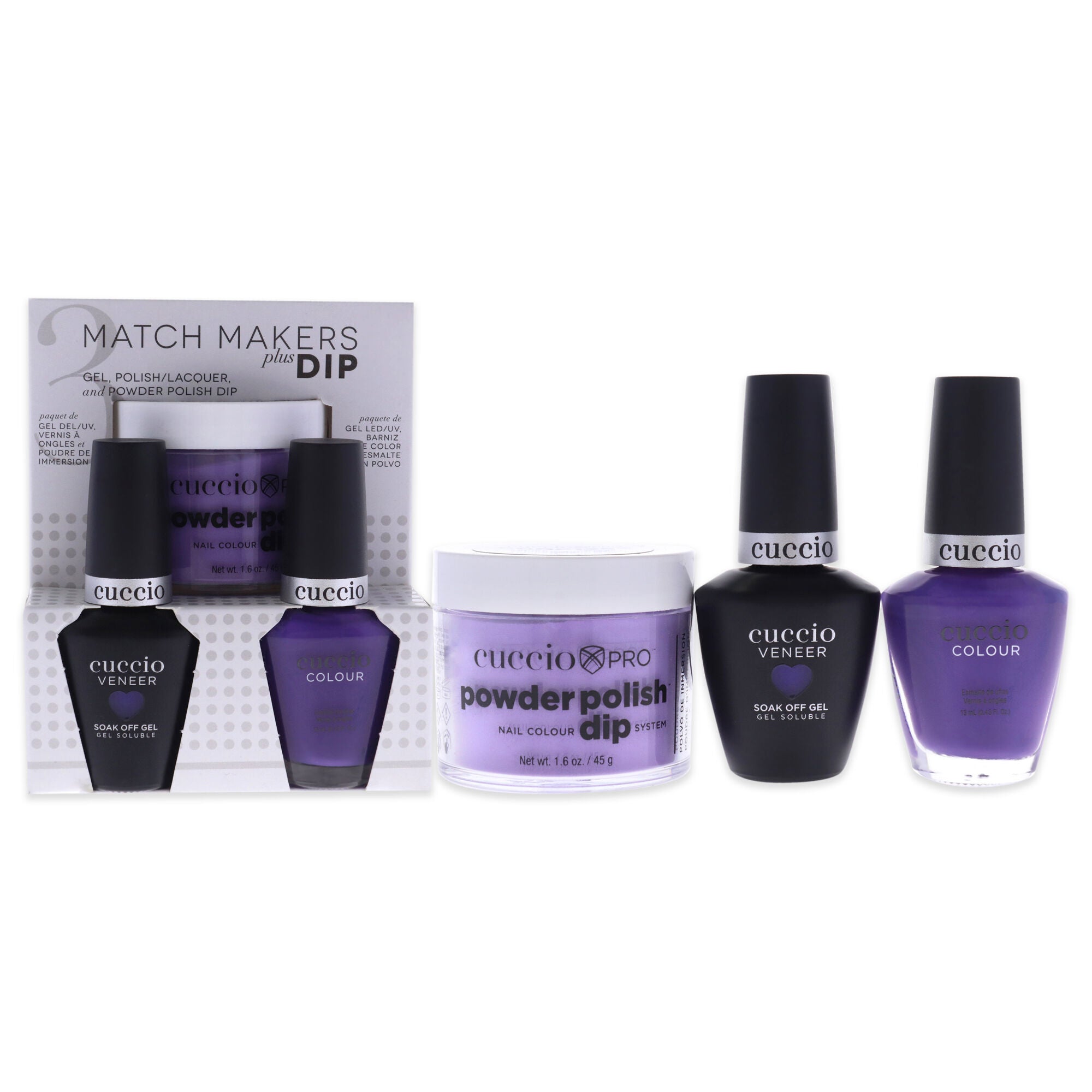 Match Makers Plus Dip - Water You Doing by Cuccio Colour for Women - 3 Pc, See Description, hi-res image number 0