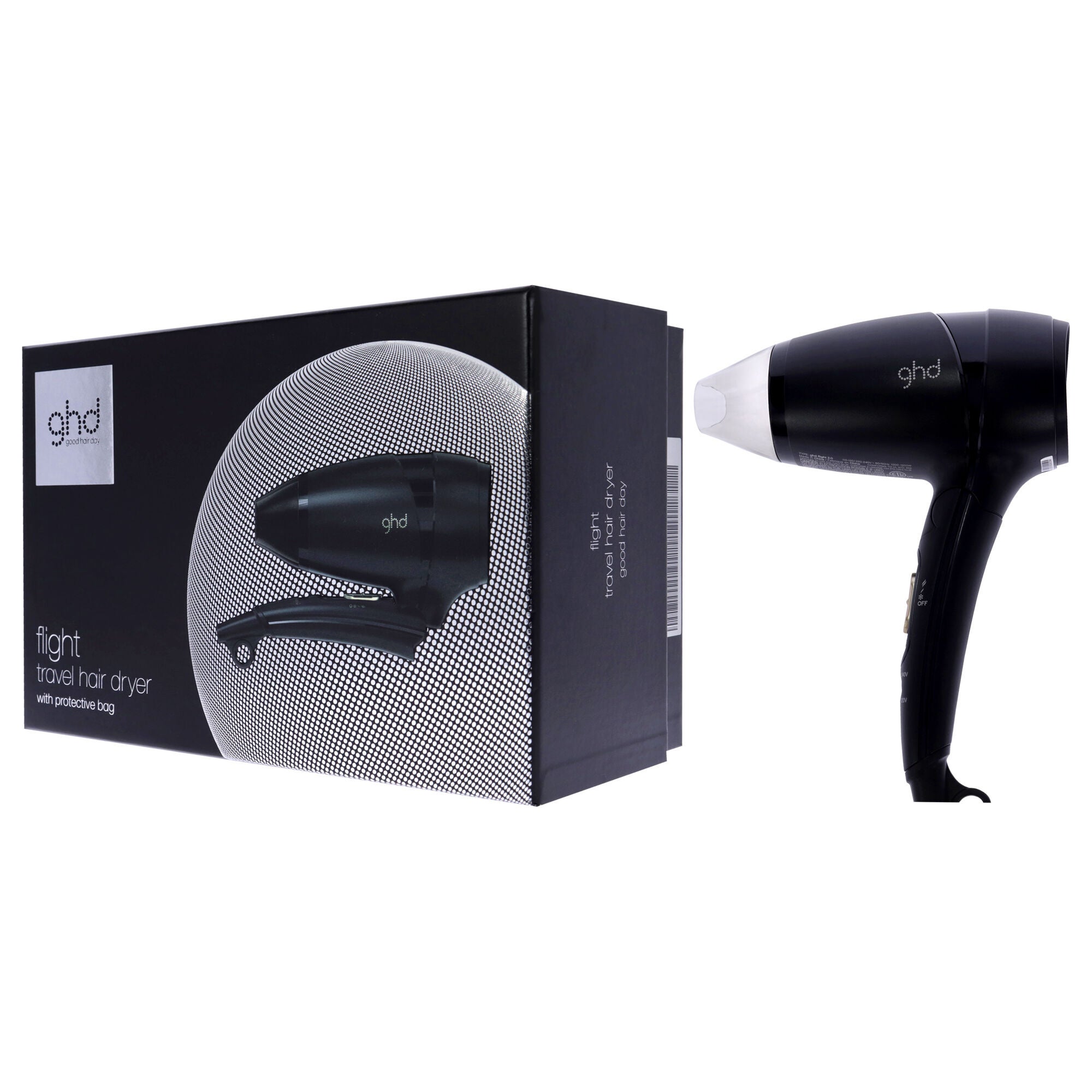 Copper Flight Travel Hairdryer - Black by GHD for Unisex - 1 Pc Hair Dryer, , alternate image number 7