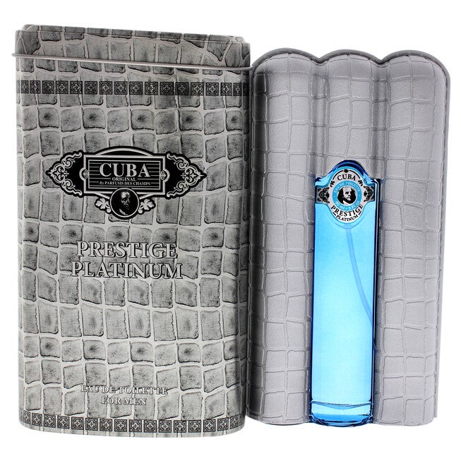 Cuba Prestige Platinum by Cuba for Men - 3 oz EDT Spray, NA, hi-res image number null