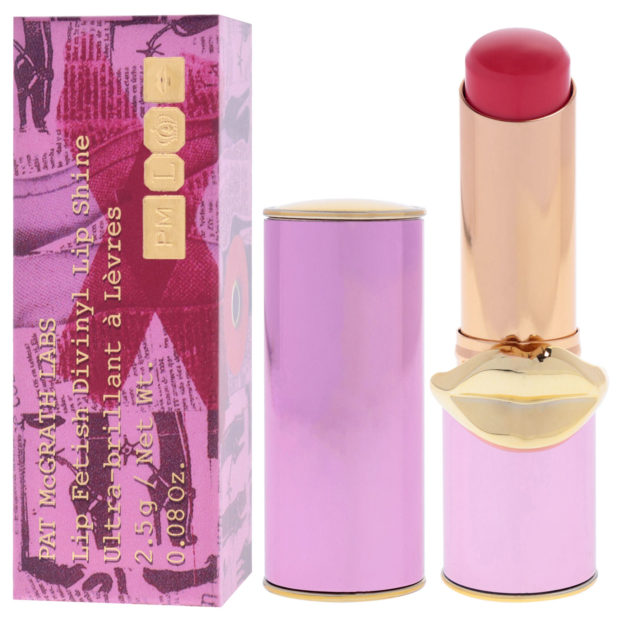 Lip Fetish Divinyl Lip Shine - Electric Lotus by Pat Mcgrath Labs for Women - 0.08 oz Lipstick, Pink, alternate image number 3