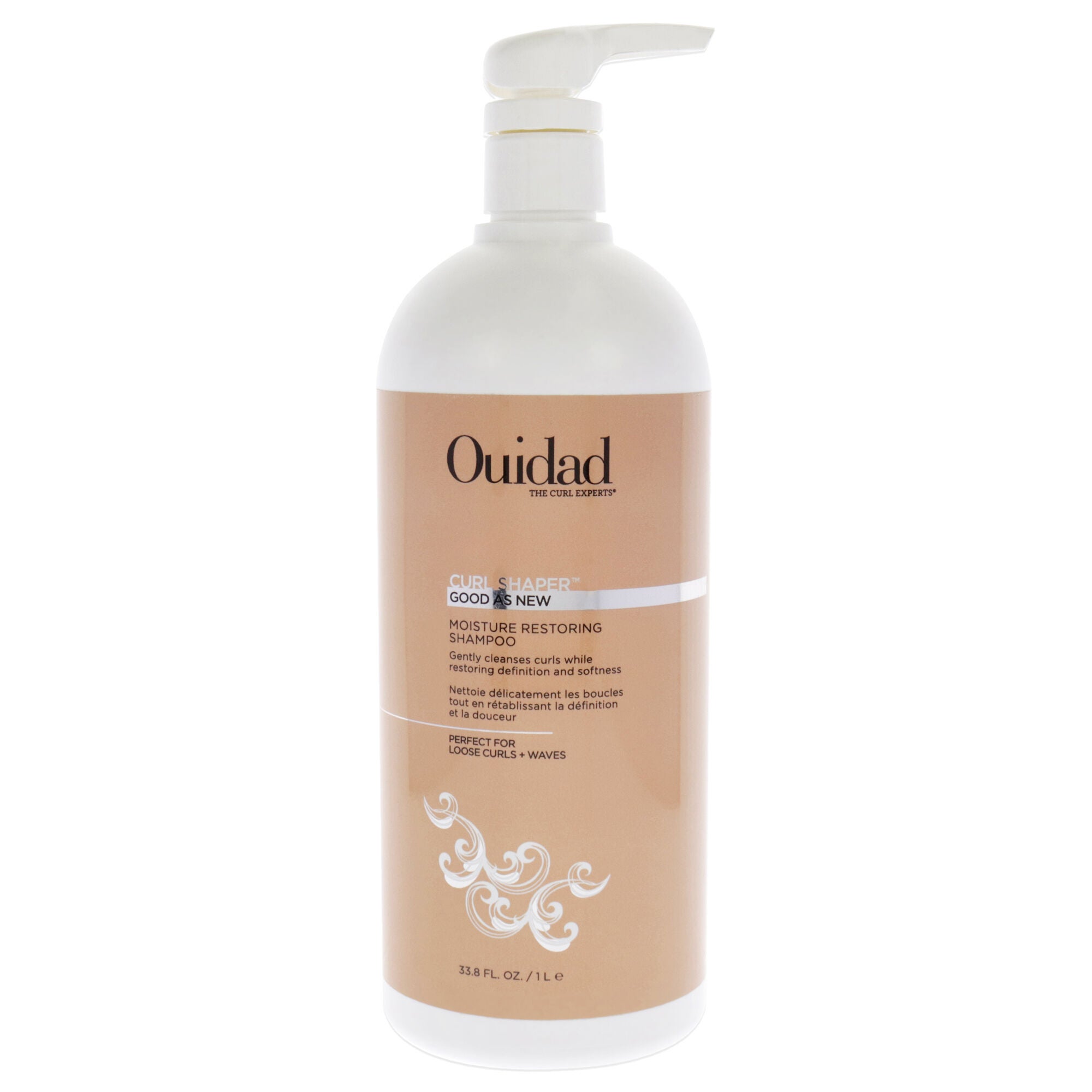Curl Shaper Good as New Moisture Restoring Shampoo by Ouidad for Unisex - 33.8 oz Shampoo, See Description, hi-res image number 0