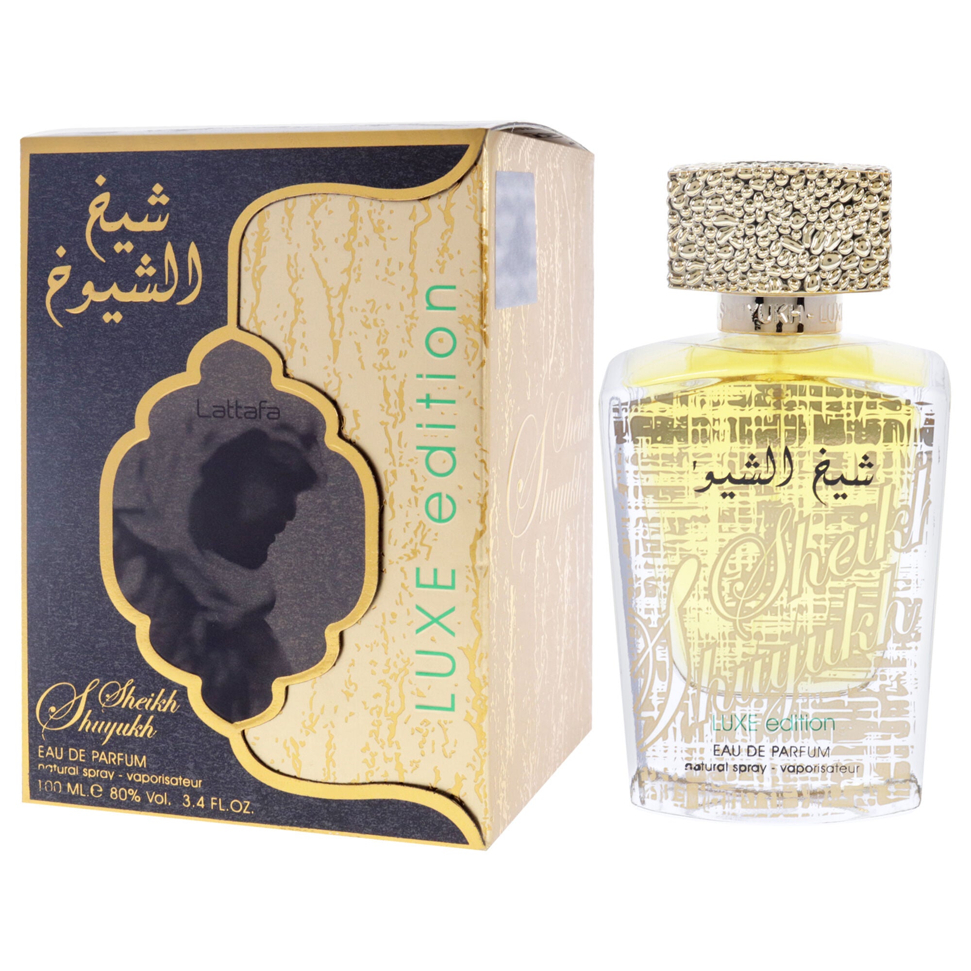Sheikh Al Shuyuk Luxe Edition by Lattafa for Unisex - 3.4 oz EDP Spray, See Description, alternate image number 3