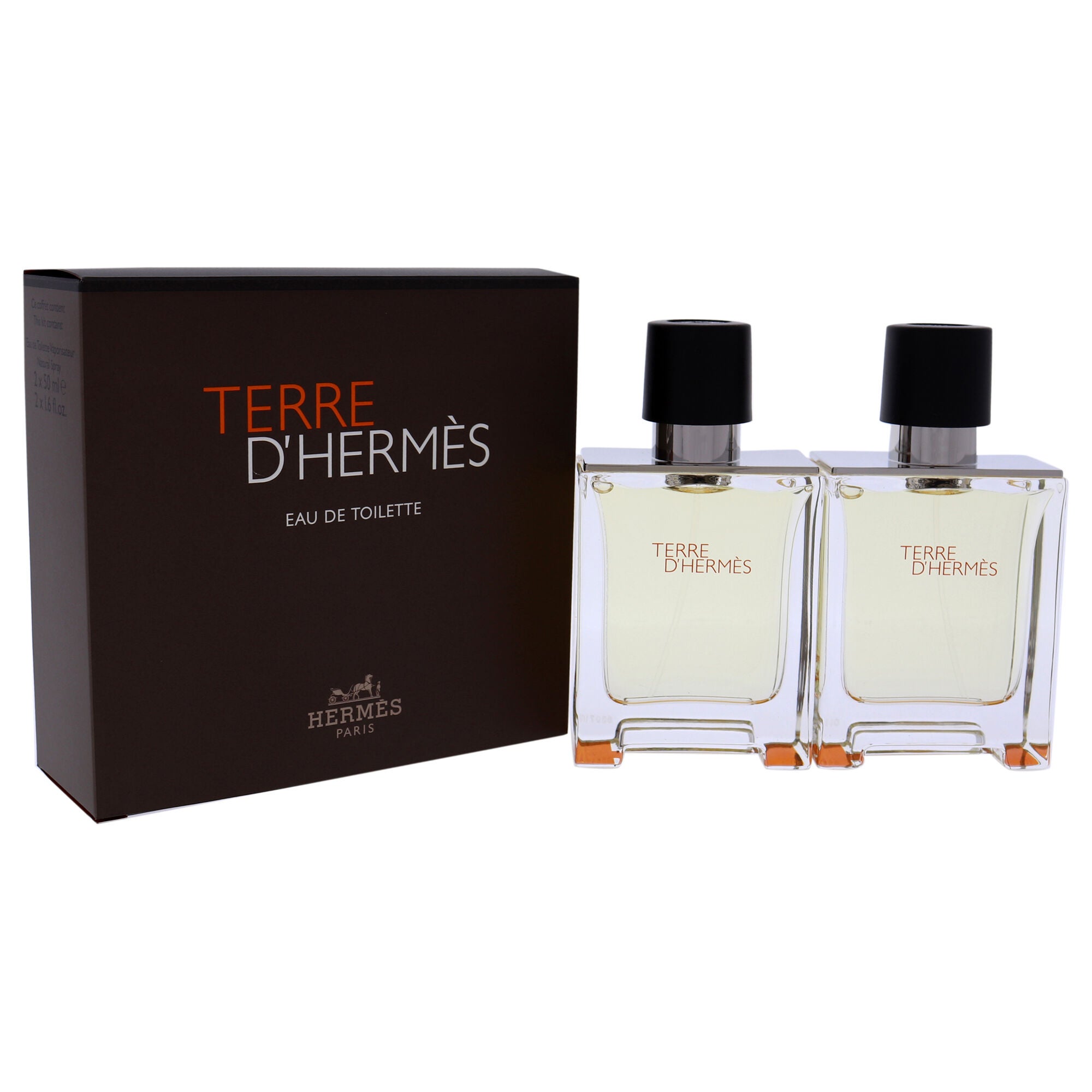 Terre DHermes by Hermes for Men - 2 Pc Gift Set 2 x 1.6oz EDT Spray, See Description, alternate image number 2