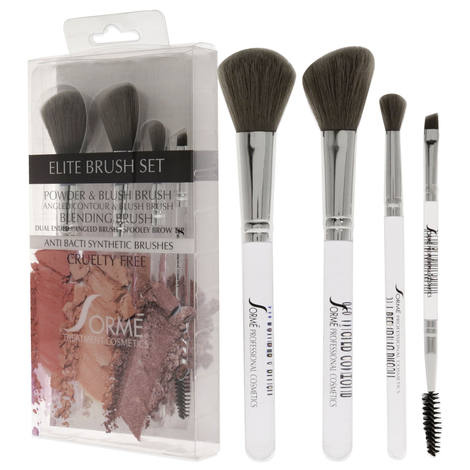 Elite Brush Set by Sorme Cosmetics for Women - 4 Pc, See Description, alternate image number 3