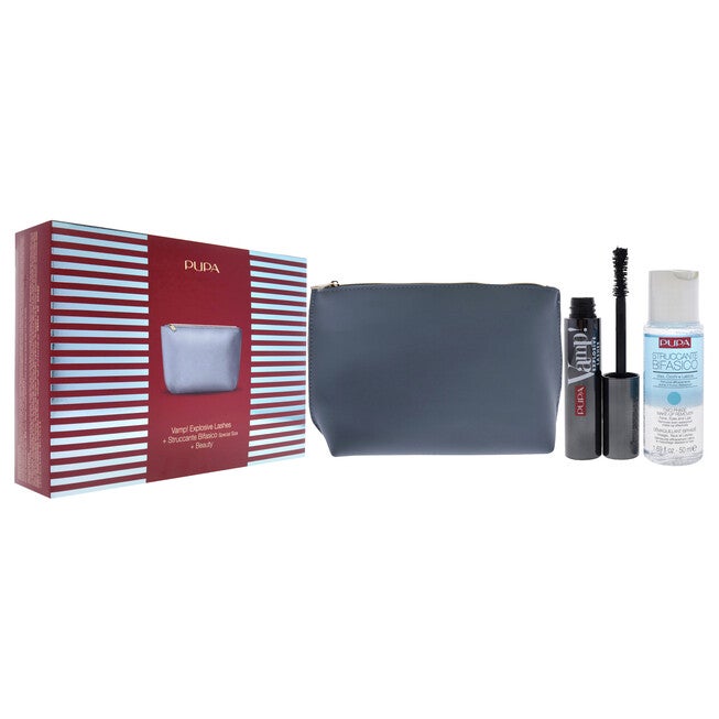 Vamp! Explosive Lashes and Two-Phase Make-Up Remover Set by Pupa Milano for Women - 3 Pc Kit, See Description, alternate image number 2