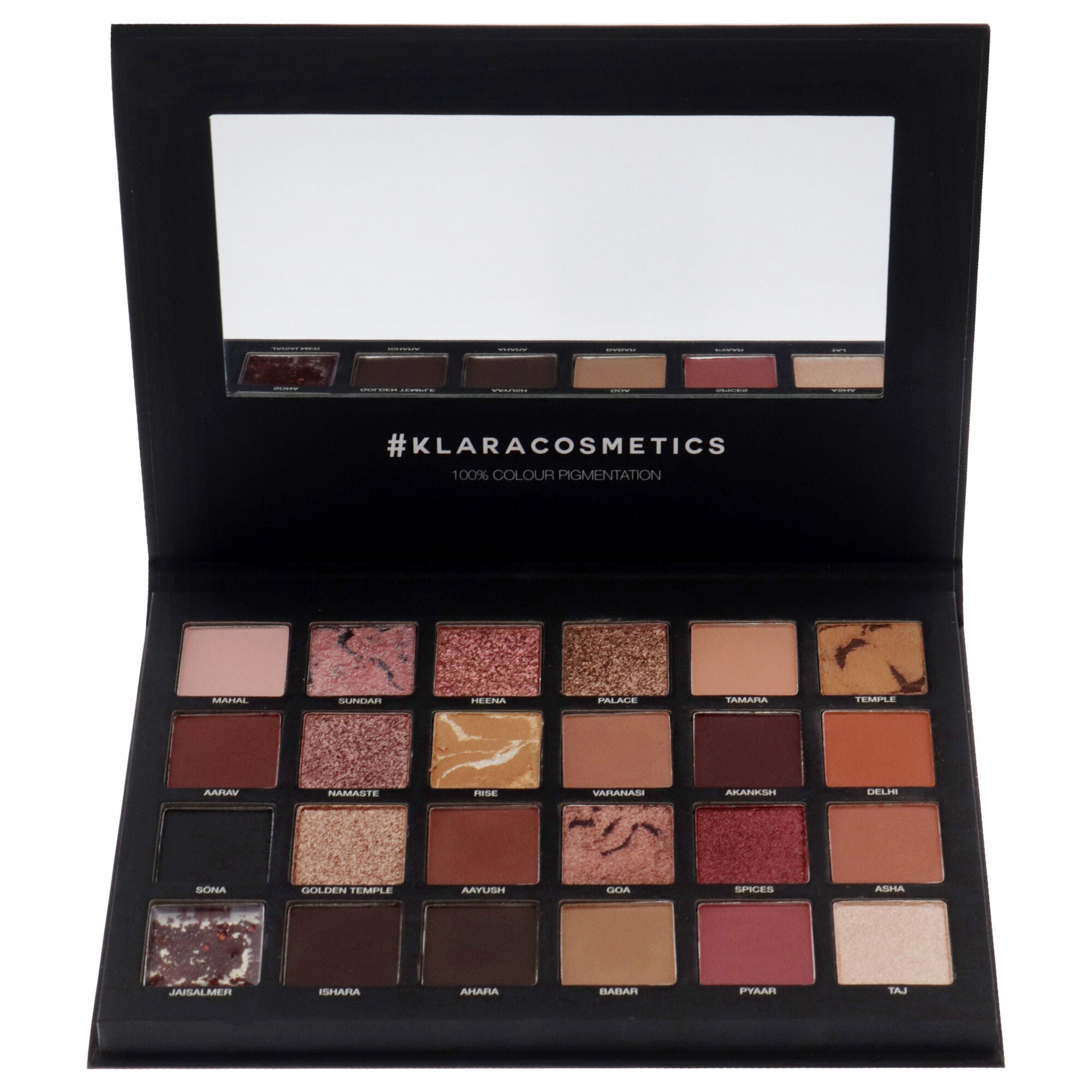 24 Eyeshadow Palette - Mumbai by Klara for Women - 1.68 oz Eye Shadow, See Description, alternate image number 3