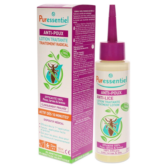 Anti-Lice Treatment Lotion by Puressentiel for Unisex - 3.4 oz Treatment, , alternate image number null