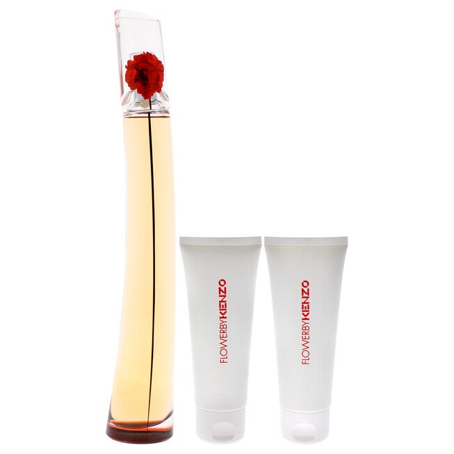 Flower LAbsolue by Kenzo for Women - 3 Pc Gift Set 3.3oz EDP Spray, 2 x 2.5oz Body Cream, NA, alternate image number null