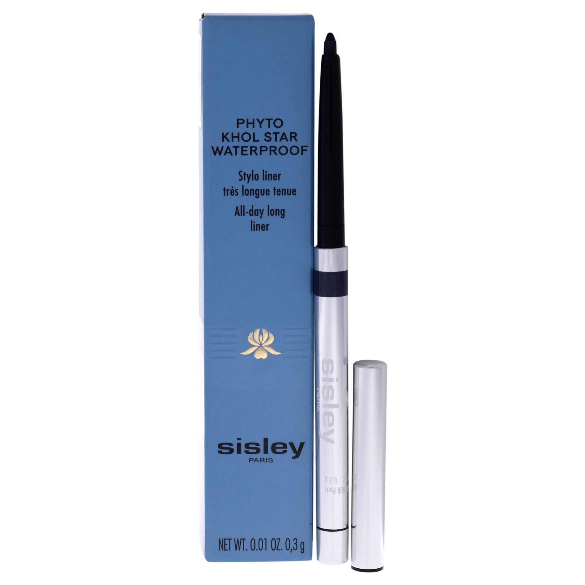 Phyto Khol Star Waterproof - 07 Mystic Blue by Sisley for Women - 0.01 oz Eyeliner, See Description, hi-res image number 0