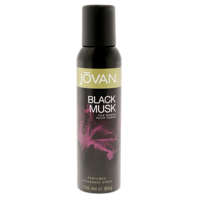 Black Musk by Jovan for Women - 5 oz Deodorant Spray, See Description, hi-res image number 0