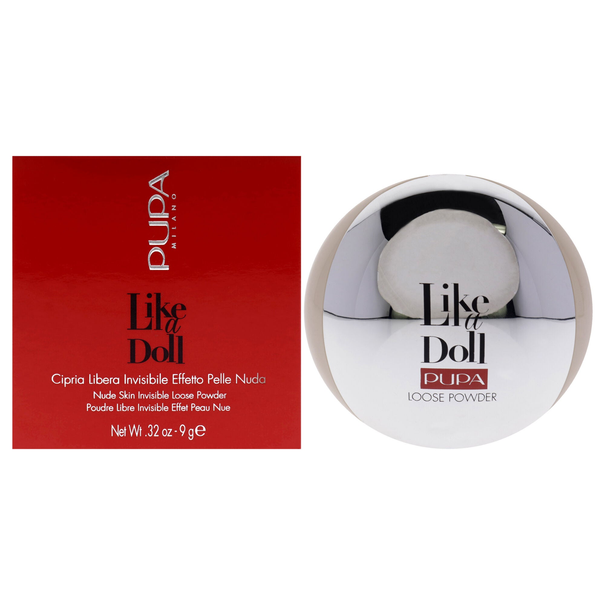 Like a Doll Invisible Loose Powder - 004 Rosy Beige by Pupa Milano for Women - 0.32 oz Powder, See Description, hi-res image number 0