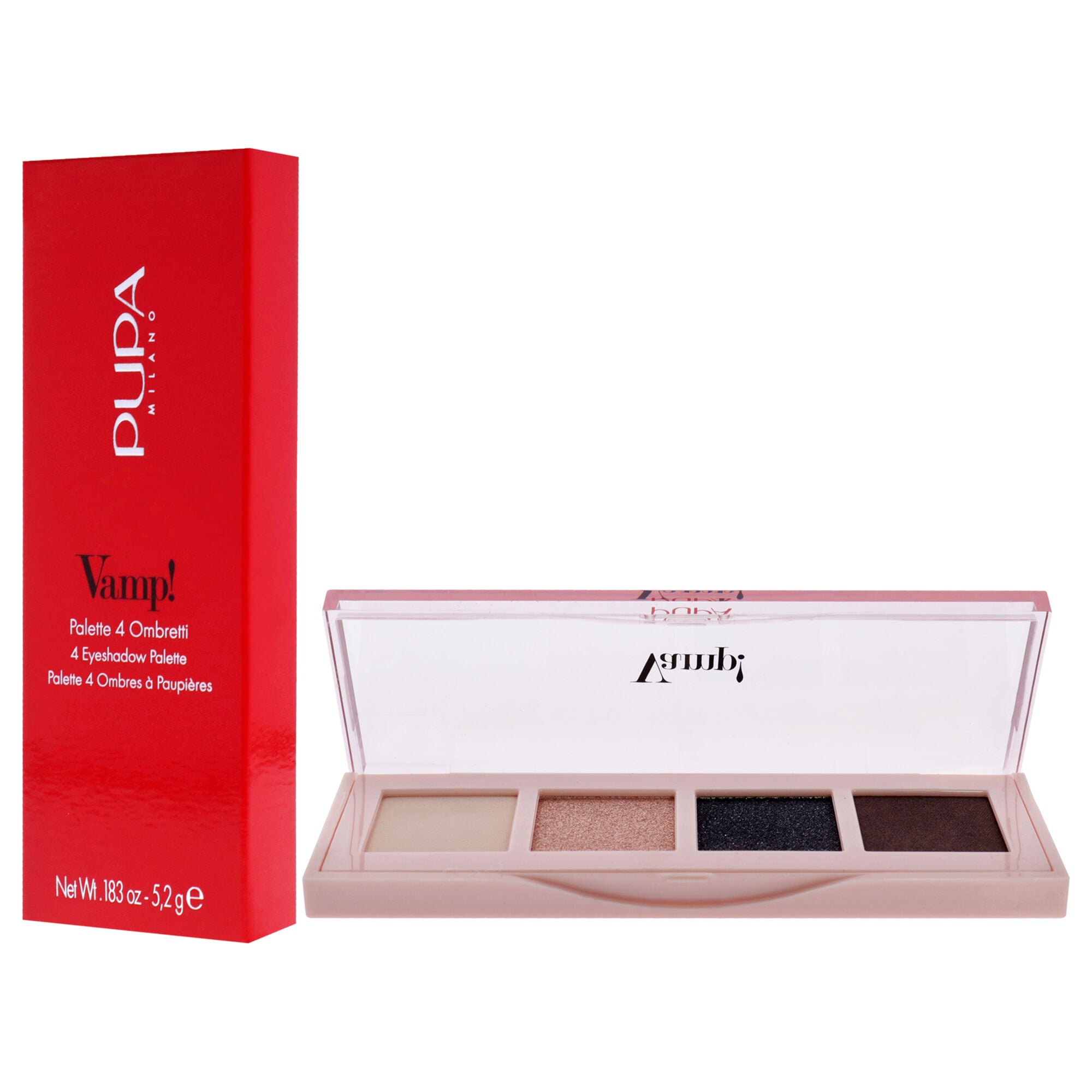 Vamp! 4 Eyeshadow Palette - 006 Deep Nude by Pupa Milano for Women - 0.183 oz Eye Shadow, See Description, alternate image number 3