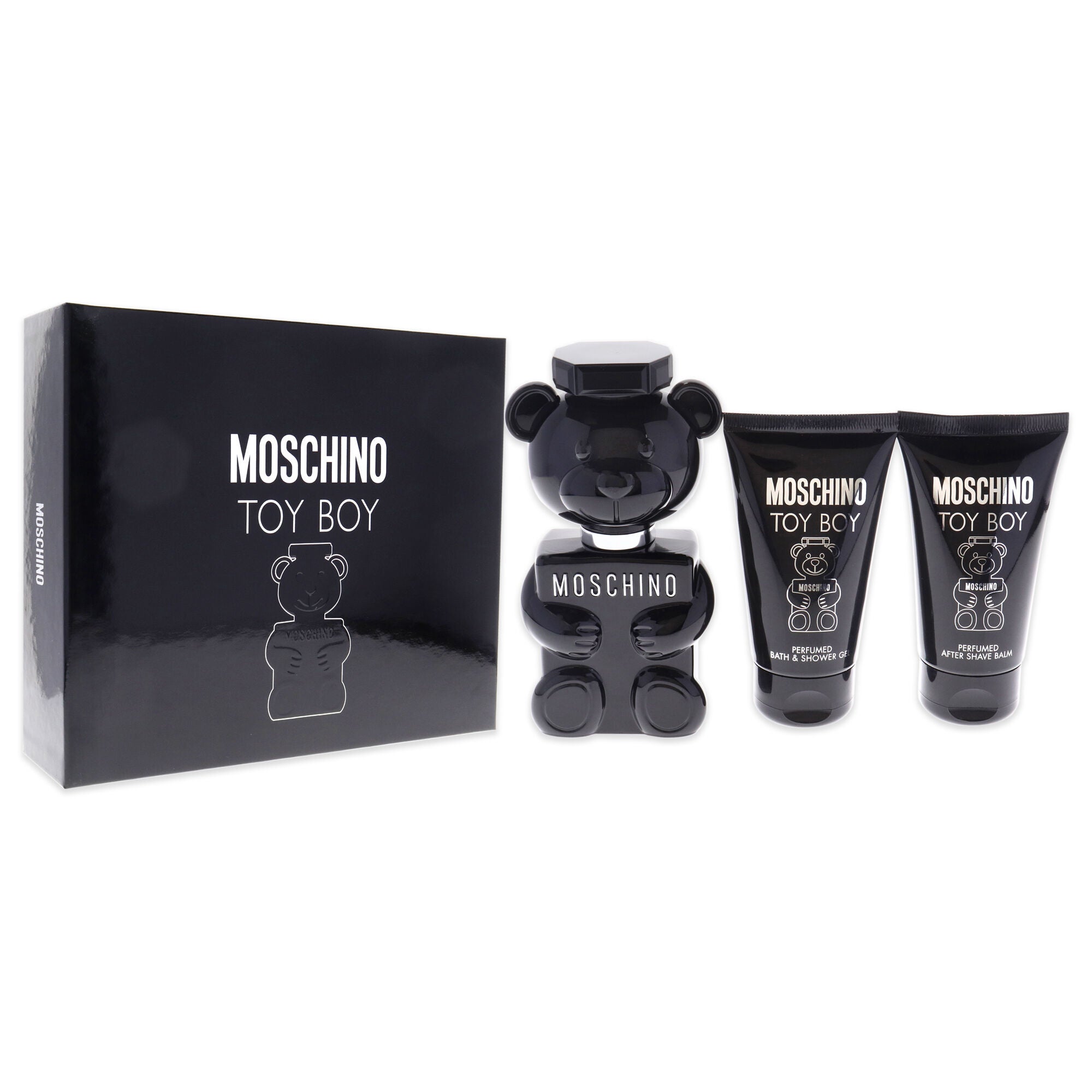 Moschino Toy Boy by Moschino for Men - 3 Pc Gift Set 1.7oz EDP Spray, 1.7oz Bath and Shower Gel, 1.7oz After Shave Balm, See Description, alternate image number 2