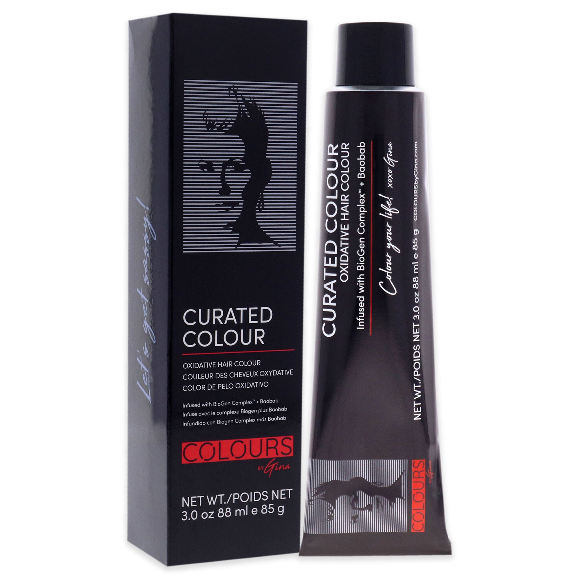 Curated Colour - 8.1-8B Light Cool Blonde by Colours By Gina for Unisex - 3 oz Hair Color, See Description, alternate image number 1