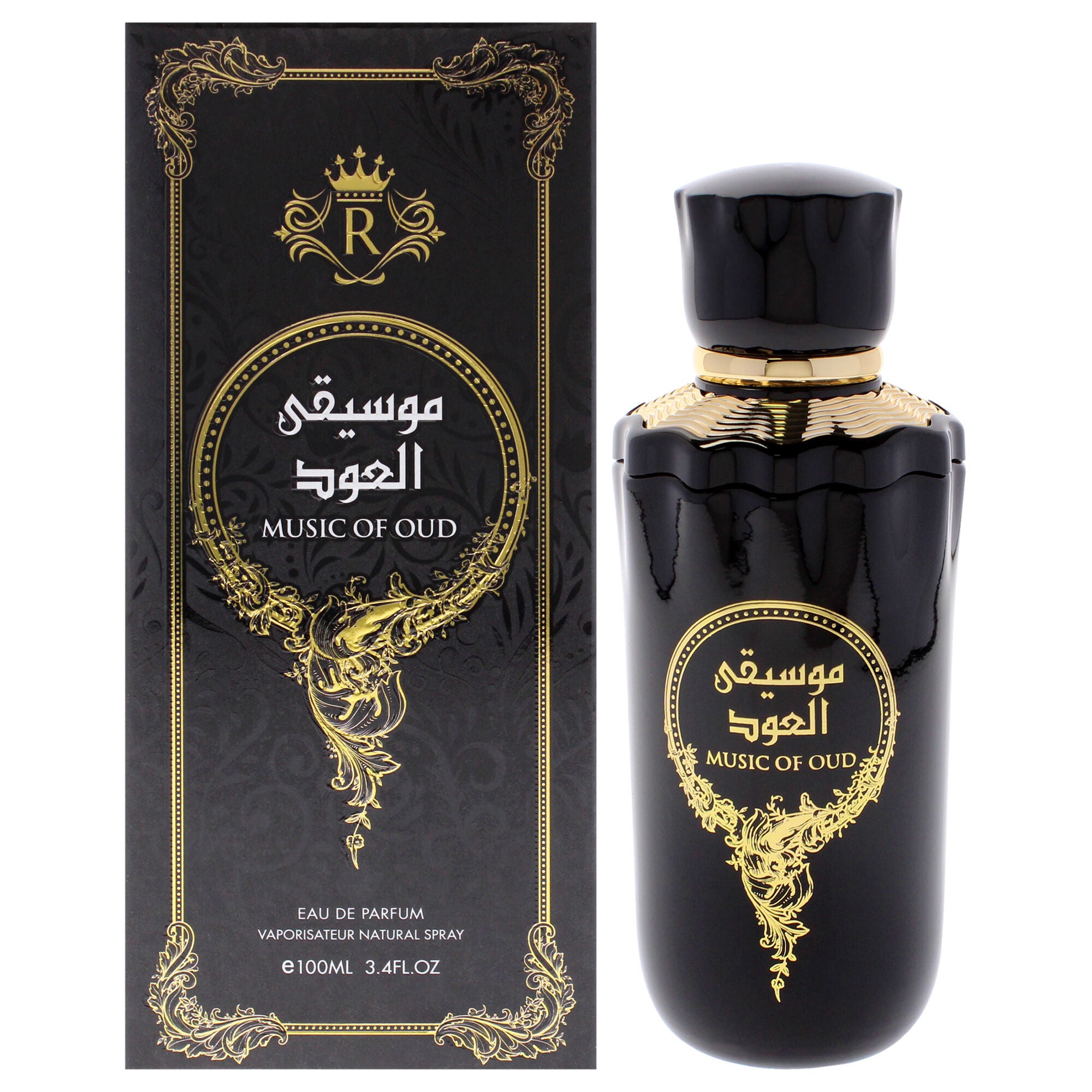 Music Of Oud by Risala for Men - 3.4 oz EDP Spray, See Description, hi-res image number 0