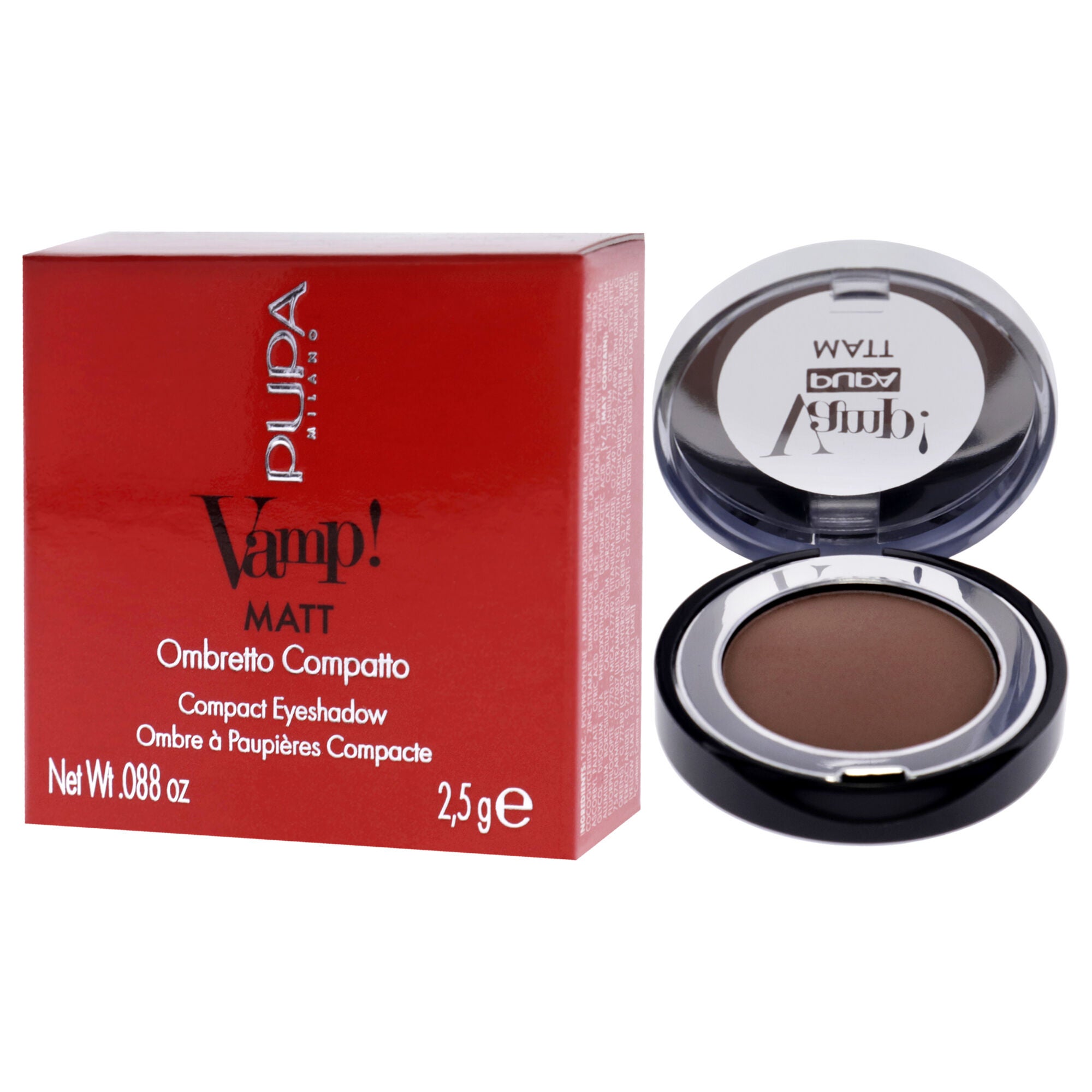 Vamp! Matt Compact Eyeshadow - 040 Warm Nude by Pupa Milano for Women - 0.088 oz Eye Shadow, See Description, alternate image number 3