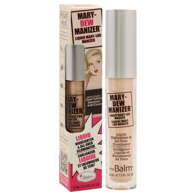 Mary Dew Manizer Liquid Highlighter by the Balm for Women - 0.13 oz Highlighter, NA, alternate image number null