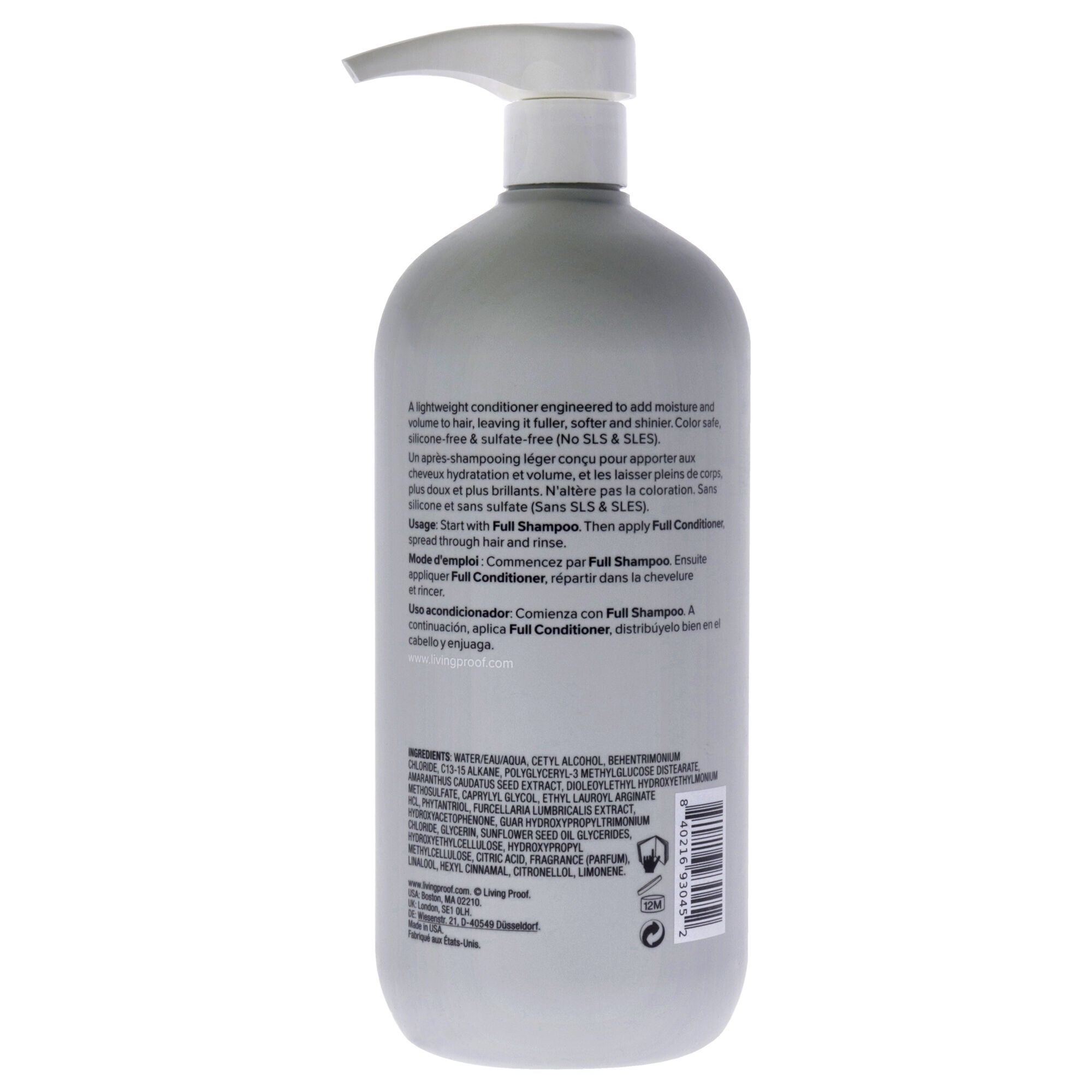 Full Conditioner by Living Proof for Unisex - 24 oz Conditioner, See Description, alternate image number 2