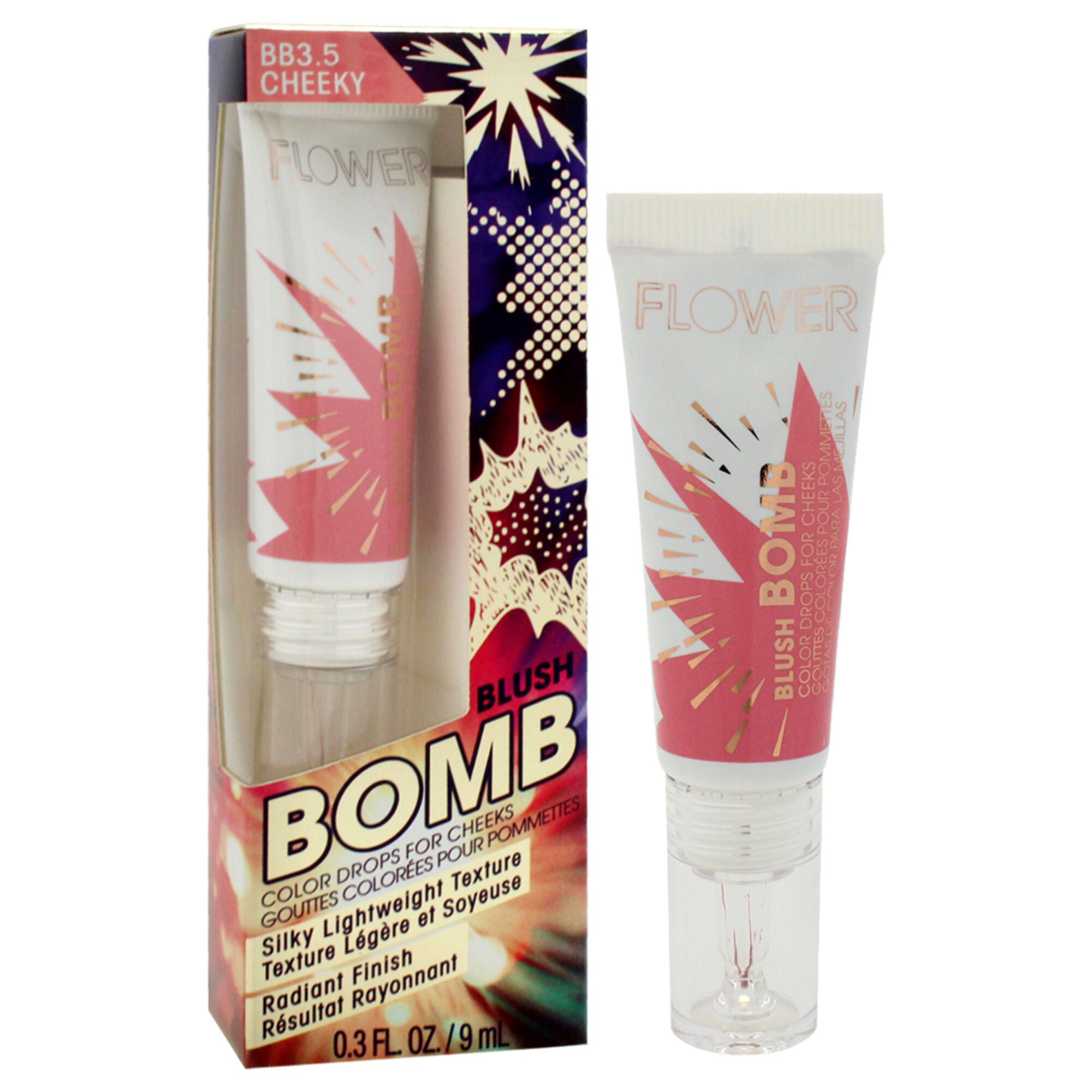 Blush Bomb Color Drops - BB3.5 Cheeky by Flower Beauty for Women - 0.3 oz Blush, See Description, alternate image number 2
