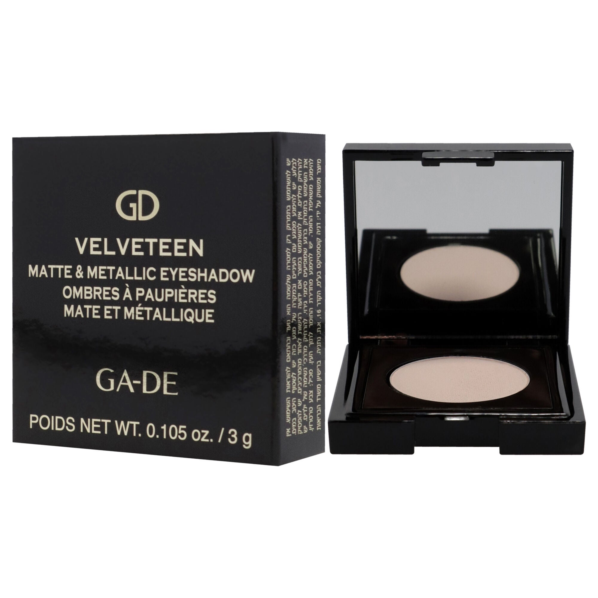 Velveteen Matte and Metallic Eyeshadow - 235 Fresh Nude by GA-DE for Women - 0.105 oz Eye Shadow, , alternate image number 7
