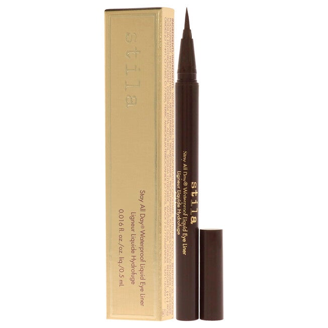 Stay All Day Waterproof Liquid Eye Liner - Dark Brown by Stila for Women - 0.016 oz Eyeliner, , alternate image number 7