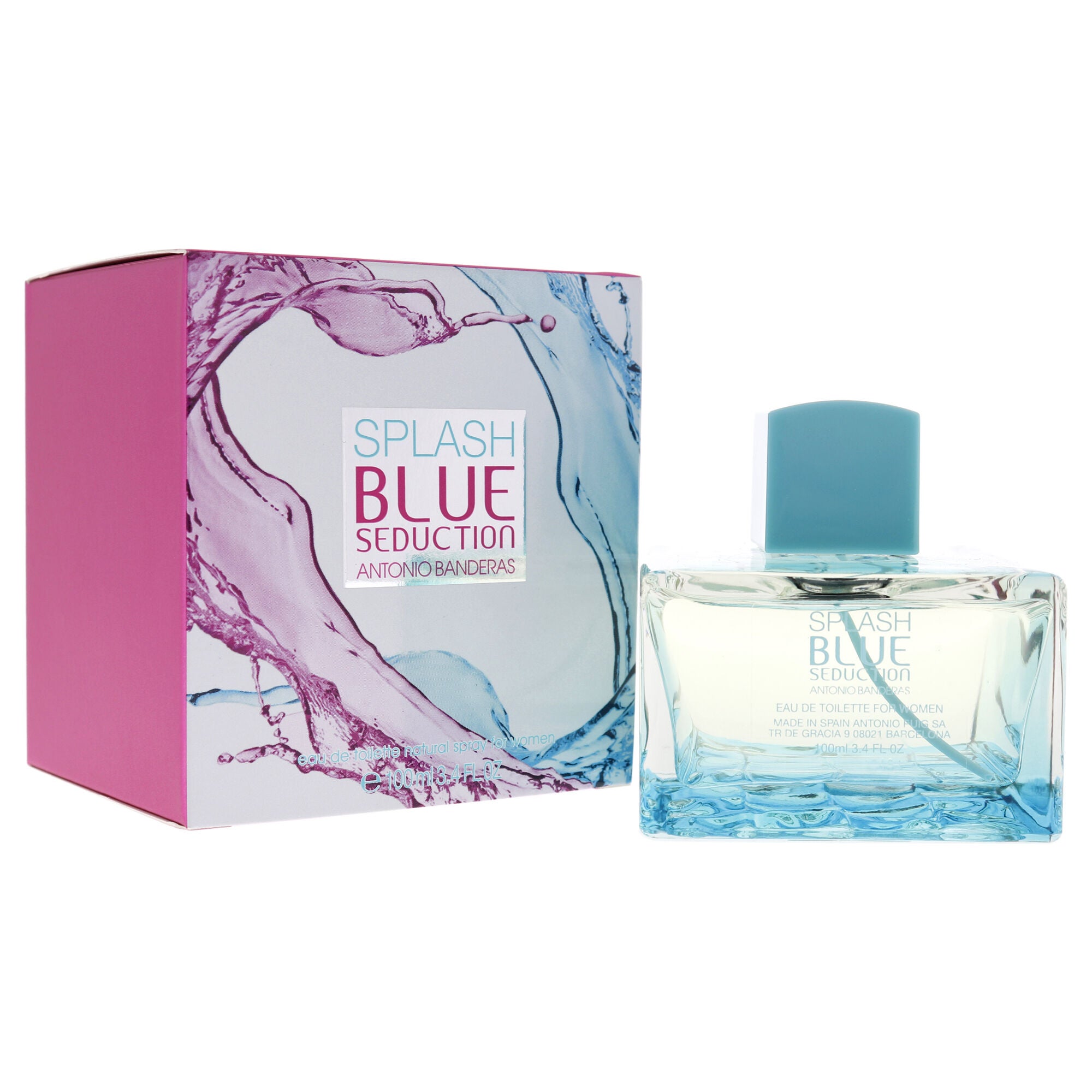 Blue Seduction Splash by Antonio Banderas for Women - 3.4 oz EDT Spray, See Description, alternate image number 1