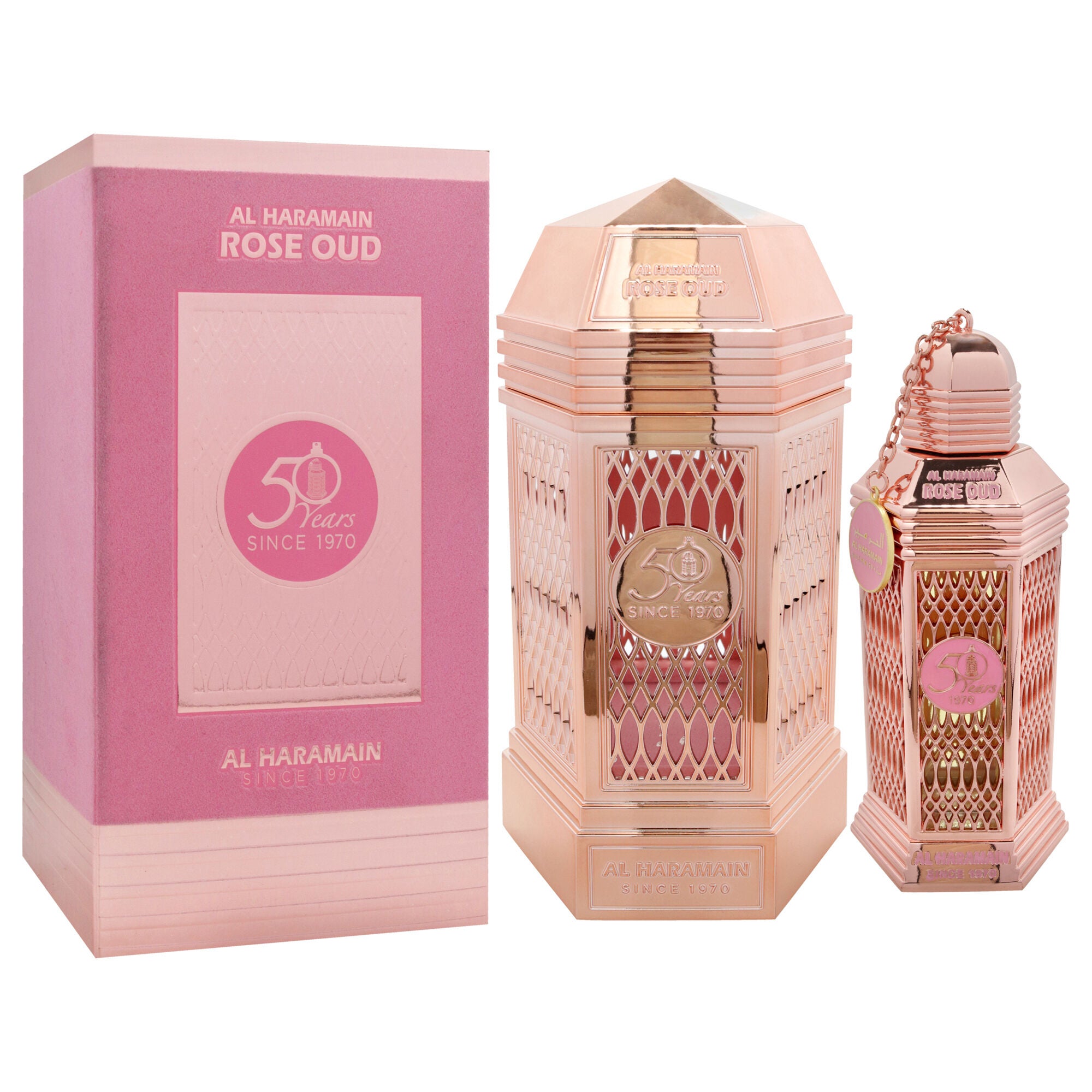Rose Oud by Al Haramain for Women - 3.4 oz EDP Spray, See Description, alternate image number 1