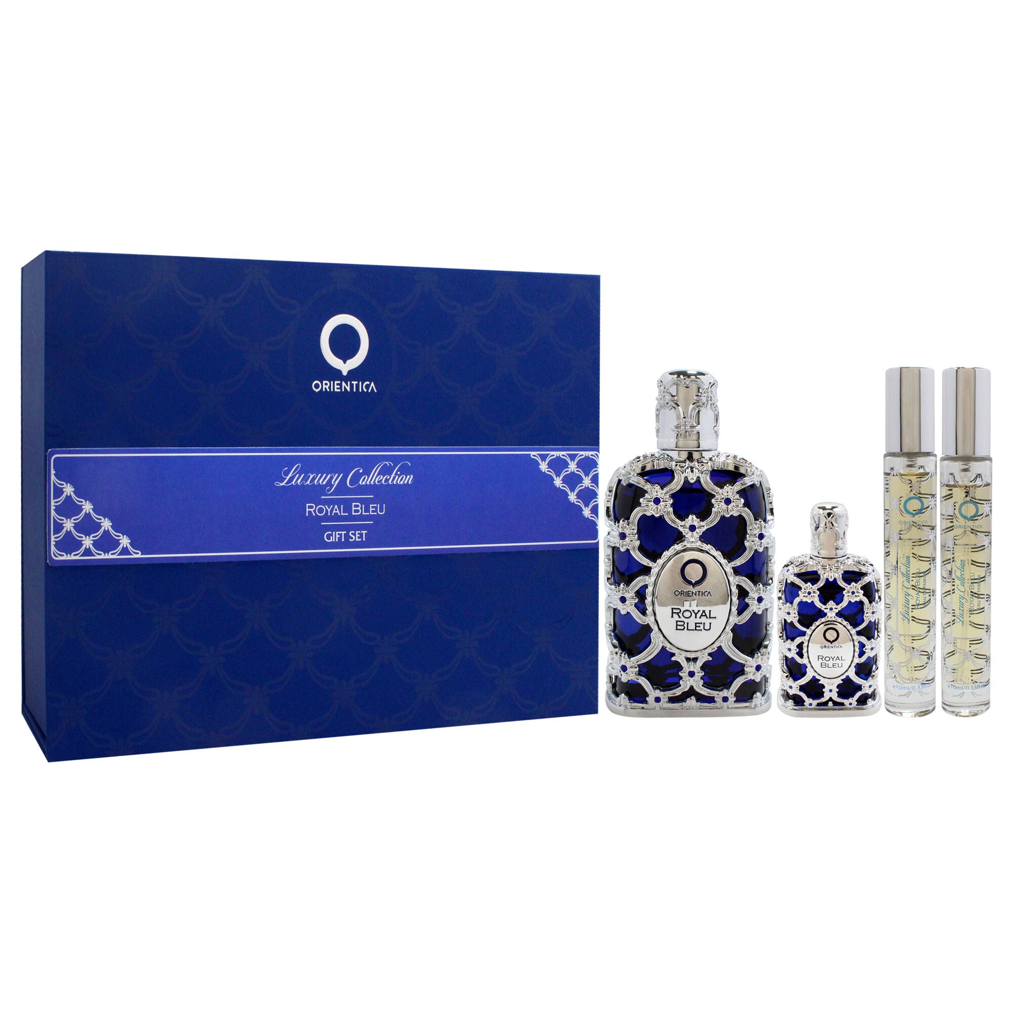 Royal Bleu by Orientica for Unisex - 4 Pc Gift Set 2.7oz EDP Spray, 2 x 10ml EDP Spray, 7.5ml EDP Splash, , alternate image number 6