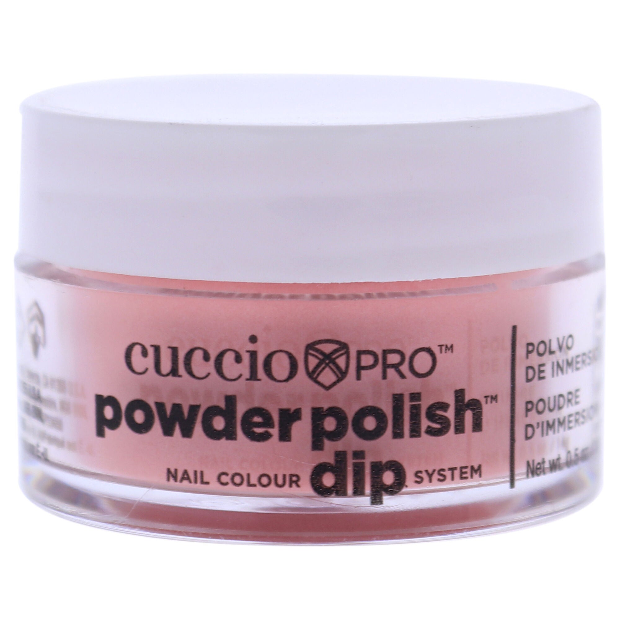 Pro Powder Polish Nail Colour Dip System - Pastel Peach by Cuccio Colour for Women - 0.5 oz Nail Powder, See Description, hi-res image number 0