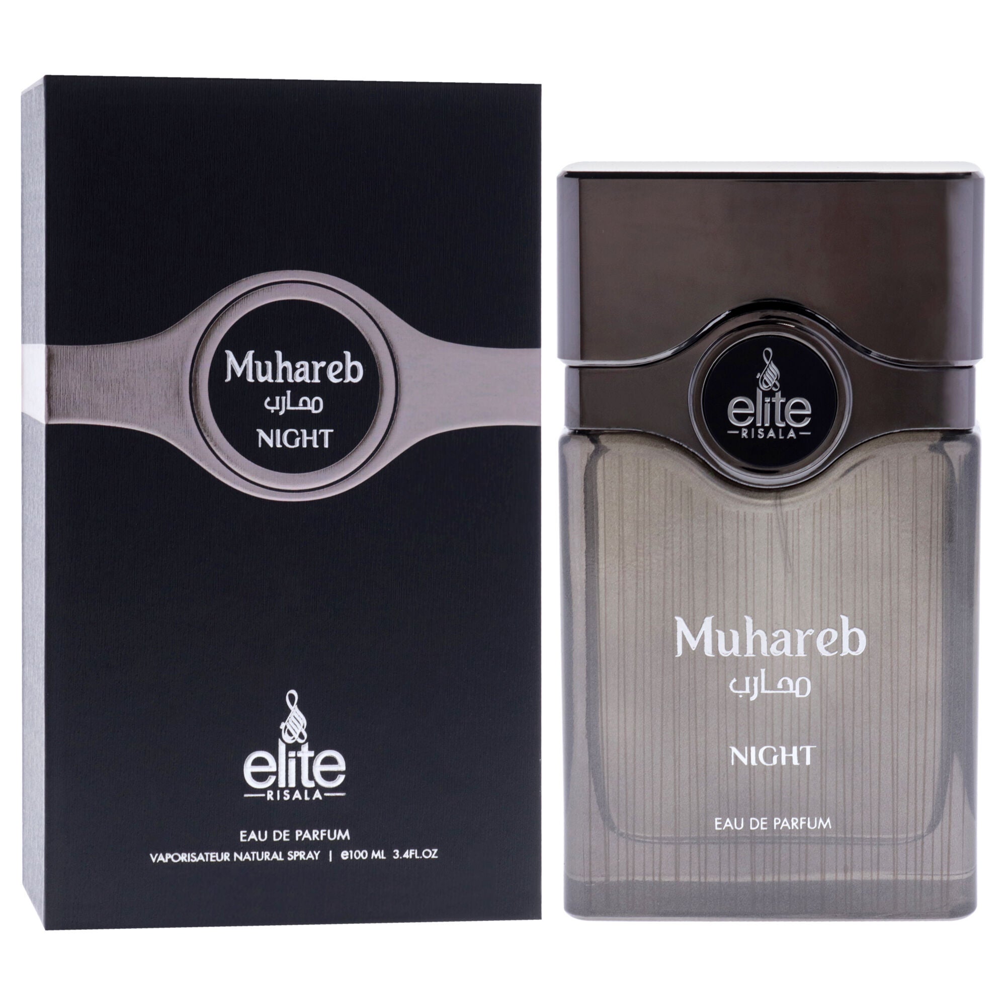 Elite - Muhareb Night by Risala for Unisex - 3.4 oz EDP Spray, Clear, alternate image number 2