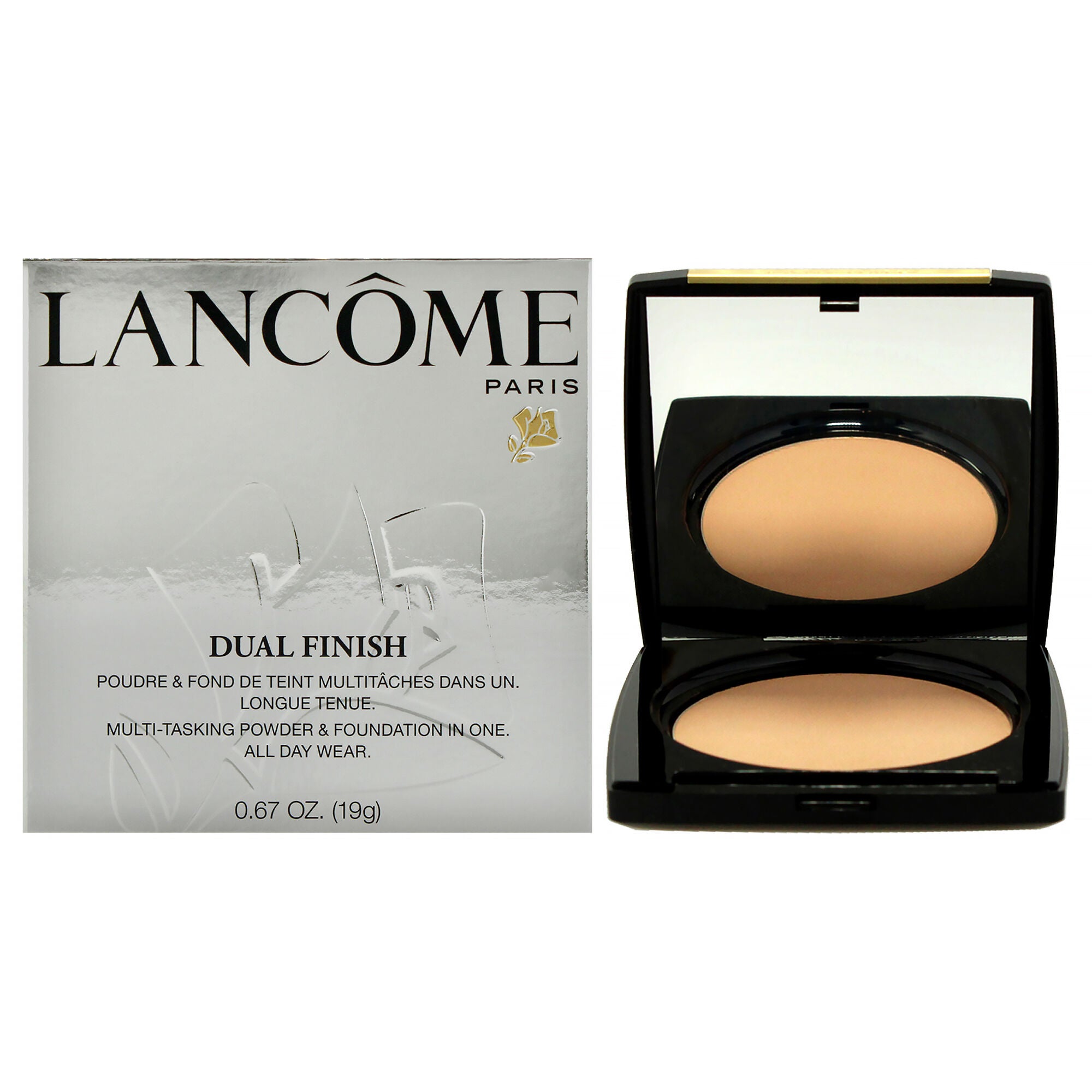 Dual Finish Versatile Powder Makeup - Matte Honey III by Lancome for Women - 0.67 oz Powder, See Description, hi-res image number 0