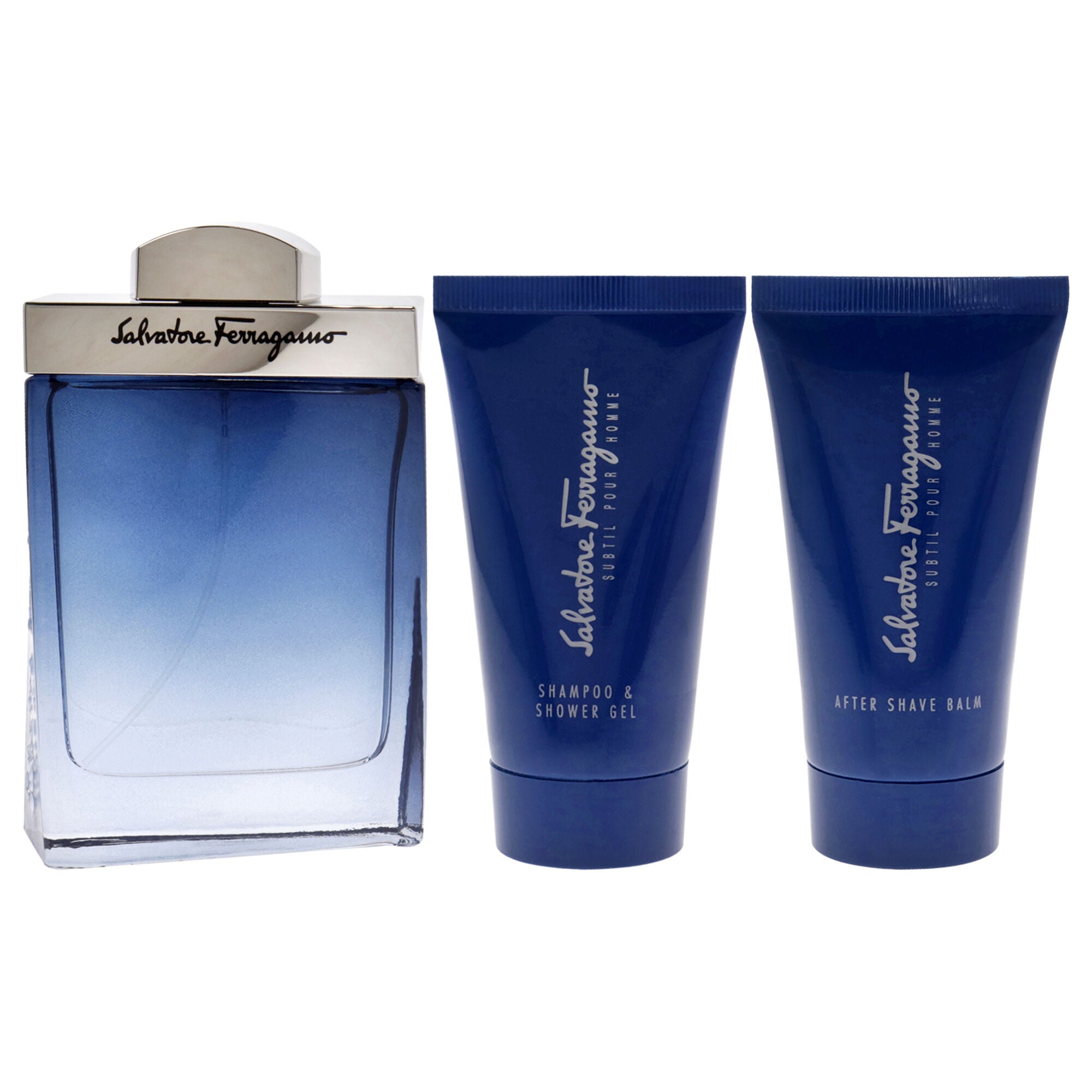 Subtil by Salvatore Ferragamo for Men - 3 Pc Gift Set 3.4oz EDT Spray, 2.5oz Shampoo and Shower Gel, 1.7oz After Shave Balm, , alternate image number 5