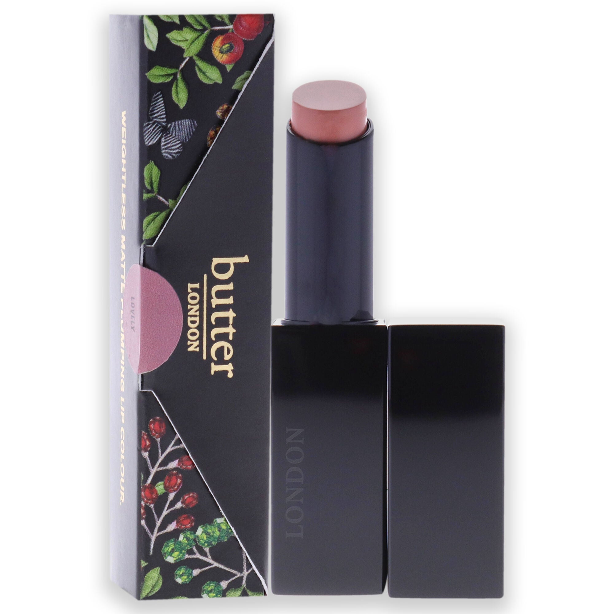 Plush Rush Satin Matte Lipstick - Lovely by Butter London for Women - 0.1 oz Lipstick, See Description, alternate image number 1