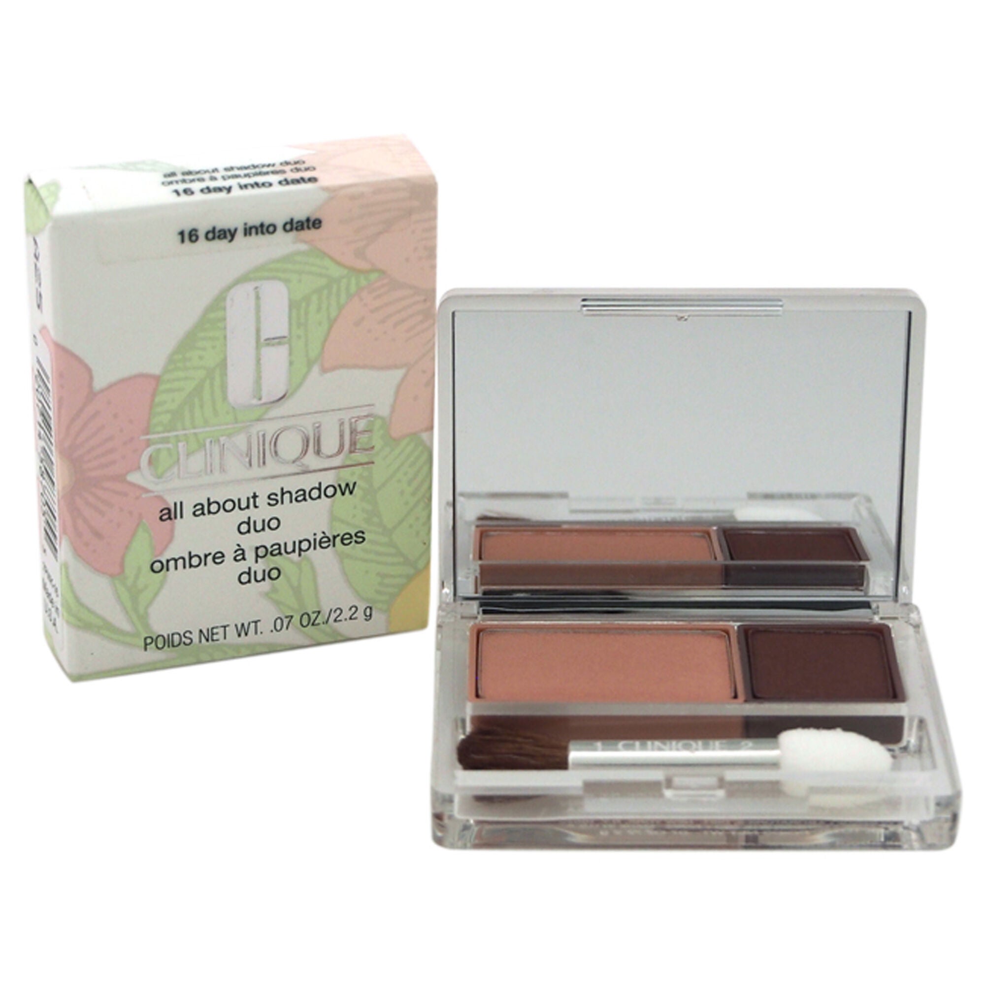 All About Shadow Duo - 16 Day Into Date by Clinique for Women - 0.07 oz Eye Shadow, See Description, hi-res image number 0