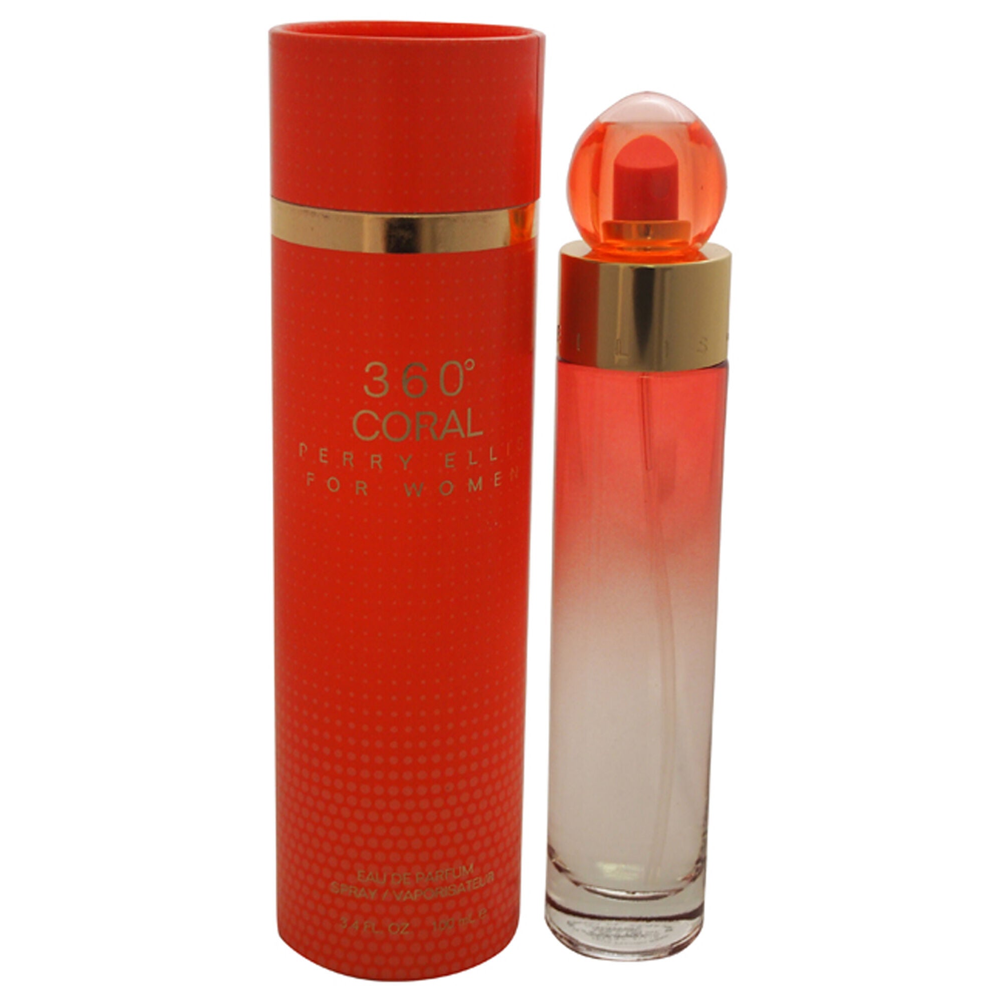 360 Coral by Perry Ellis for Women - 3.4 oz EDP Spray, See Description, hi-res image number 0