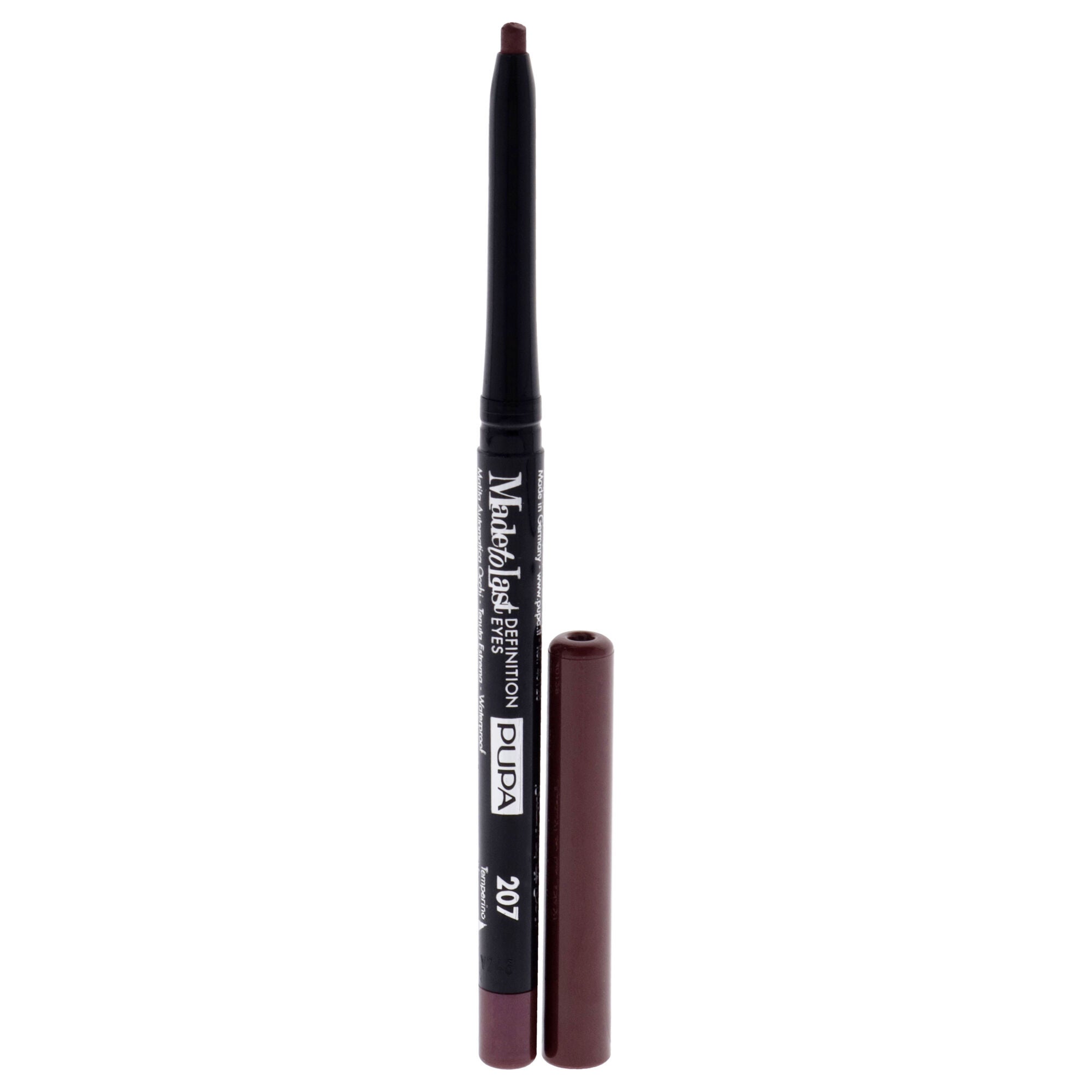 Made To Last Definition Eyes - 207 Deep Burgundy by Pupa Milano for Women - 0.012 oz Eye Pencil, See Description, hi-res image number 0