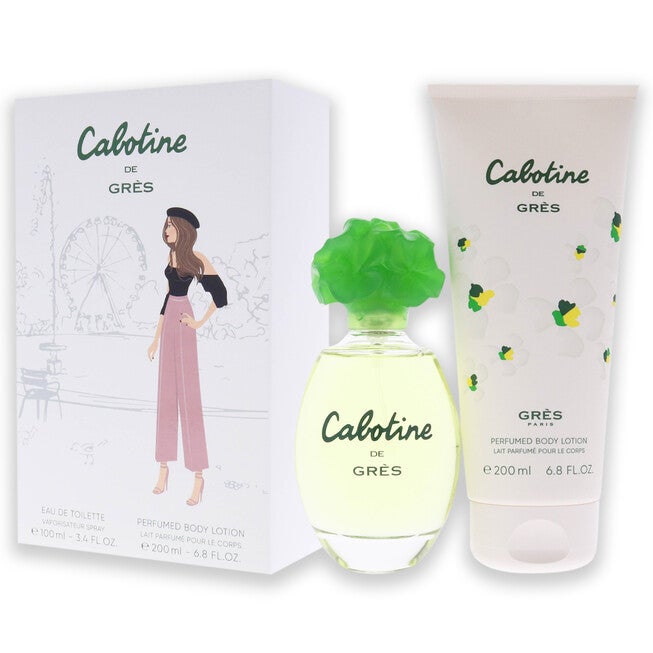 Cabotine by Parfums Gres for Women - 2 Pc Gift Set 3.4oz EDT Spray, 6.8oz Body Lotion, NA, alternate image number null
